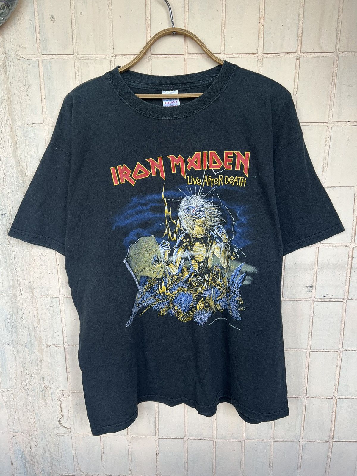Other Vintage 2007 Iron Maiden Live After Death Tee Y2K Size US XL / EU 56 / 4 - 1 Thumbnail