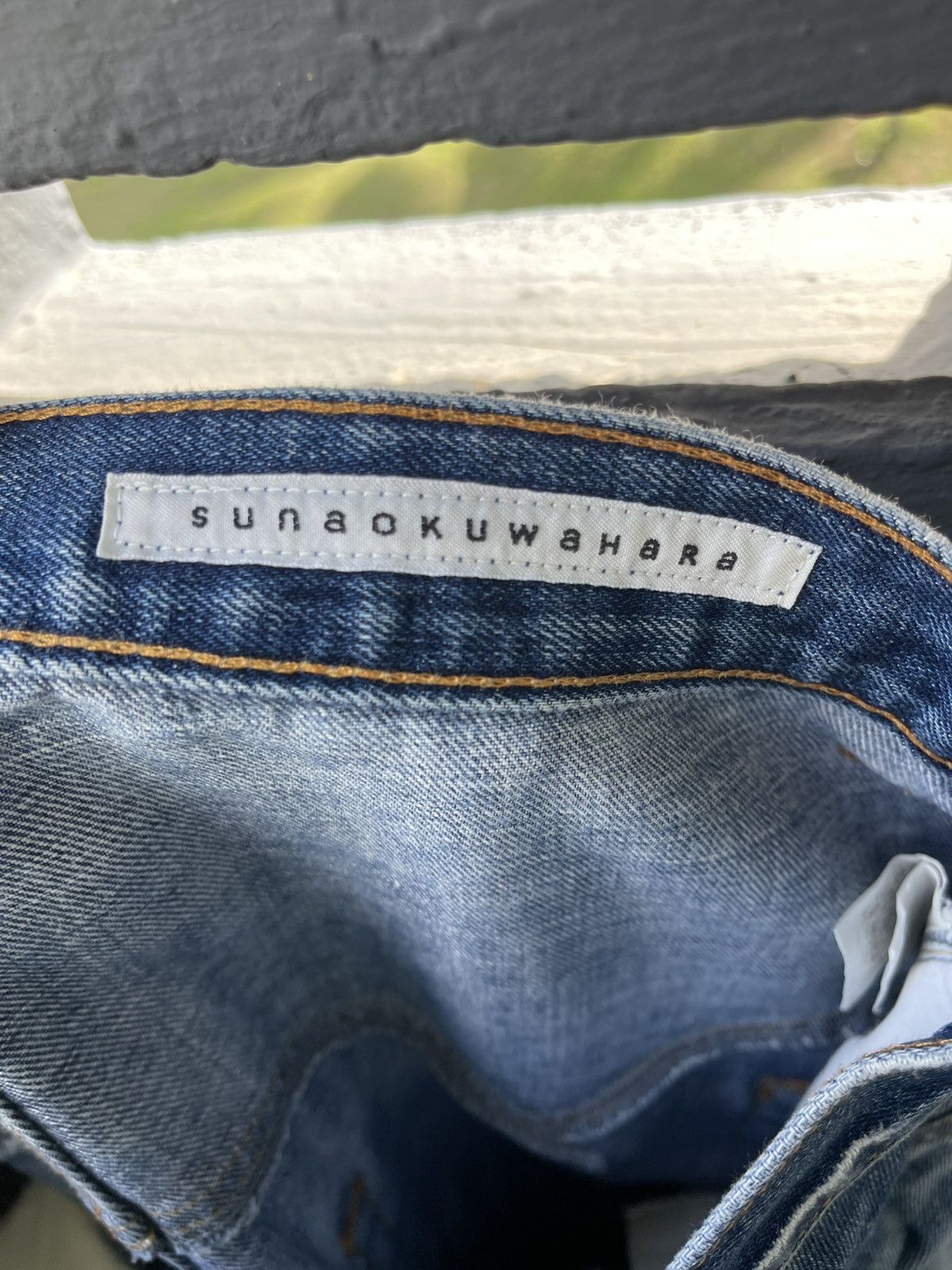 Denime × Japanese Brand Sunaokuwahara issey miyake Distressed Jeans Size US 29 - 4 Thumbnail
