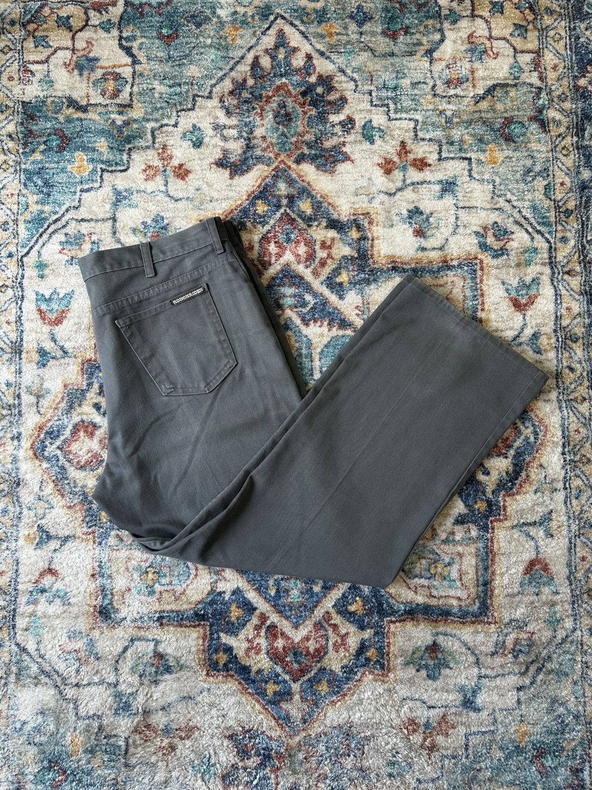 Vintage Vintage 80s Roughrider Western Workwear Pants Size 38 Size US 38 / EU 54 - 1 Thumbnail