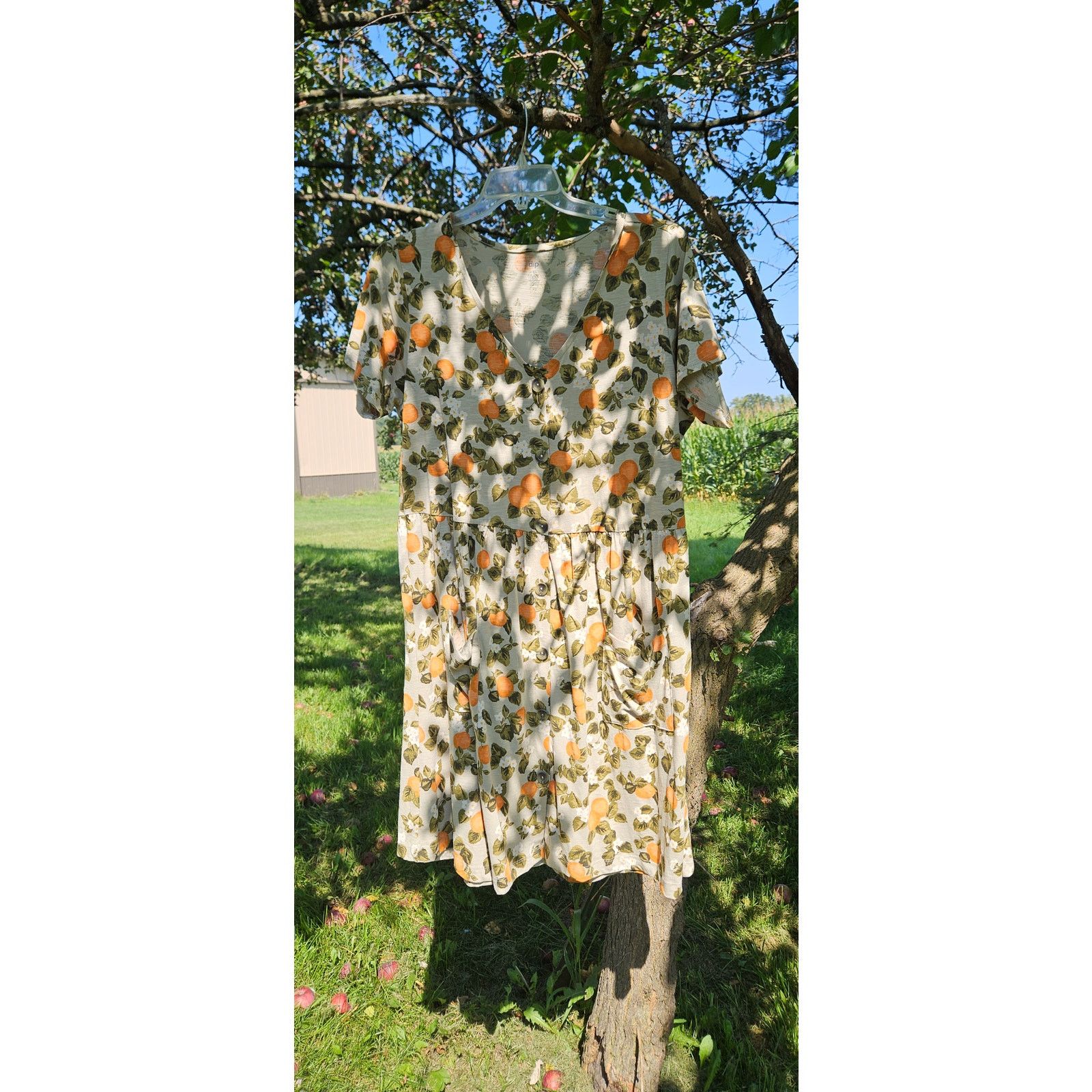 Dipset Organic Cotton Dress. Dip Dress, Size Large. Comfortable! Size L / US 10 / IT 46 - 7 Thumbnail