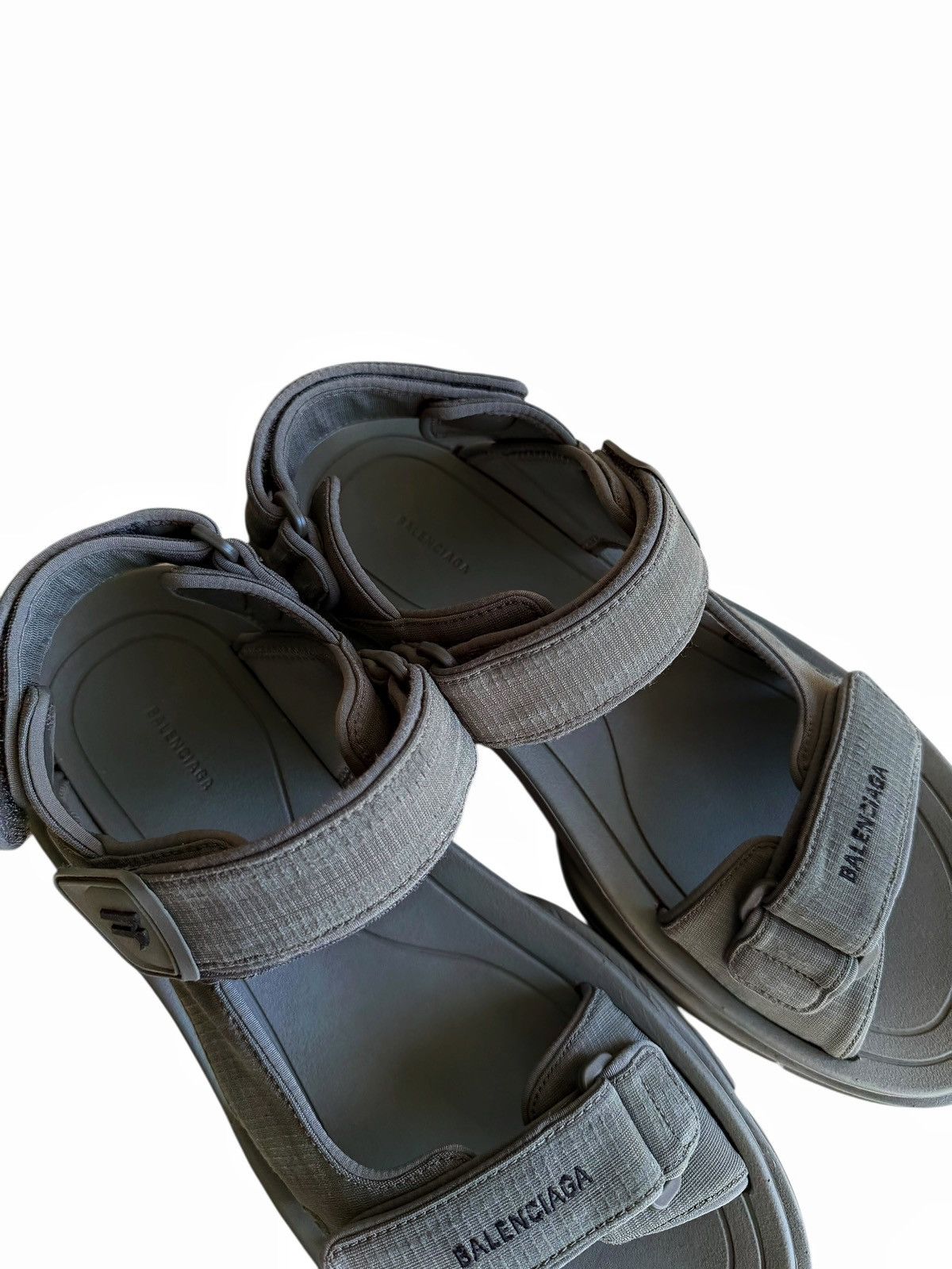 Balenciaga Tourist Strapped Olive Black Sandal Tevas Size US 13 / EU 46 - 7 Thumbnail