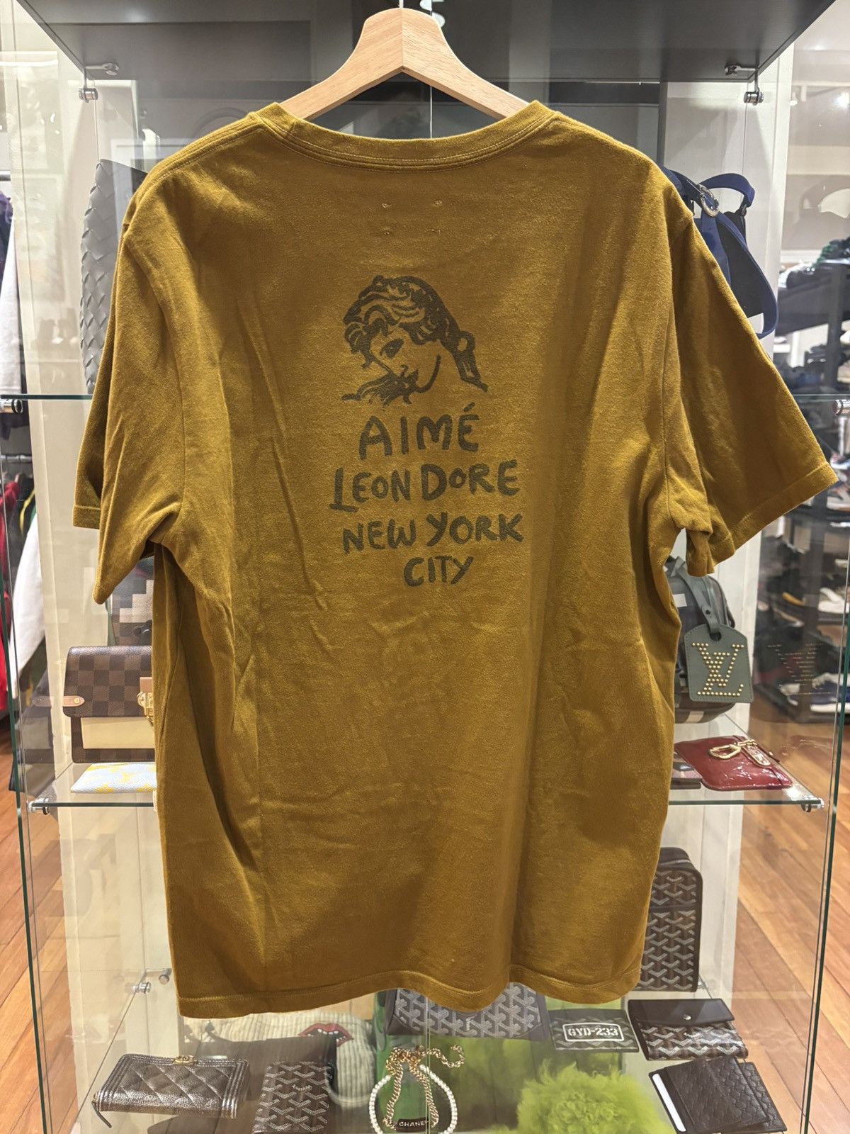 Aime Leon Dore Aime Leon Dore Form Logo Tee - Brown Size US L / EU 52-54 / 3 - 2 Thumbnail