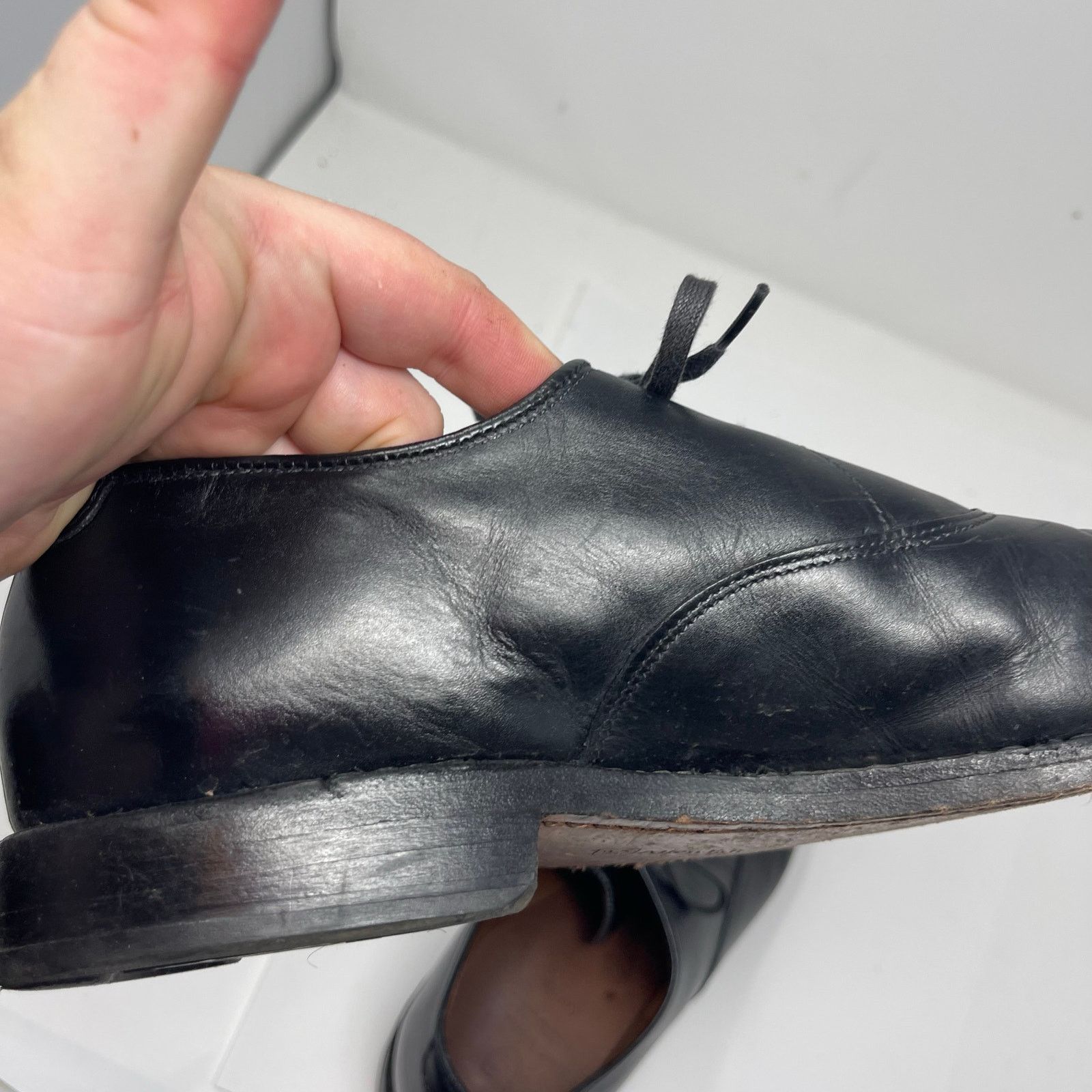 Allen Edmonds Allen Edmonds Carlyle Plain Toe Oxford shoes black leather Size US 9.5 / EU 42-43 - 7 Thumbnail