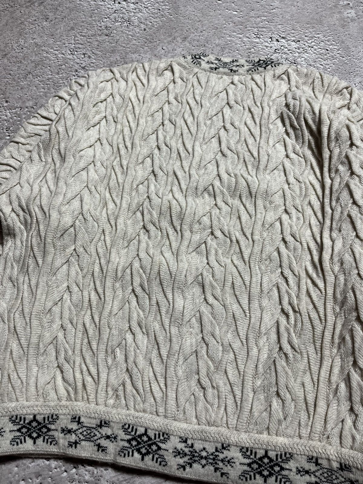 Carlo Colucci × Vintage Vintage Carlo Colucci Sweater Coogi Style Italy Striped Size US L / EU 52-54 / 3 - 12 Thumbnail
