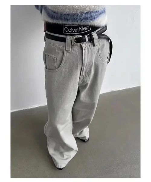VIBE Fashion Dragging Skater Baggy Jeans Unisex Size US 33 - 4 Thumbnail