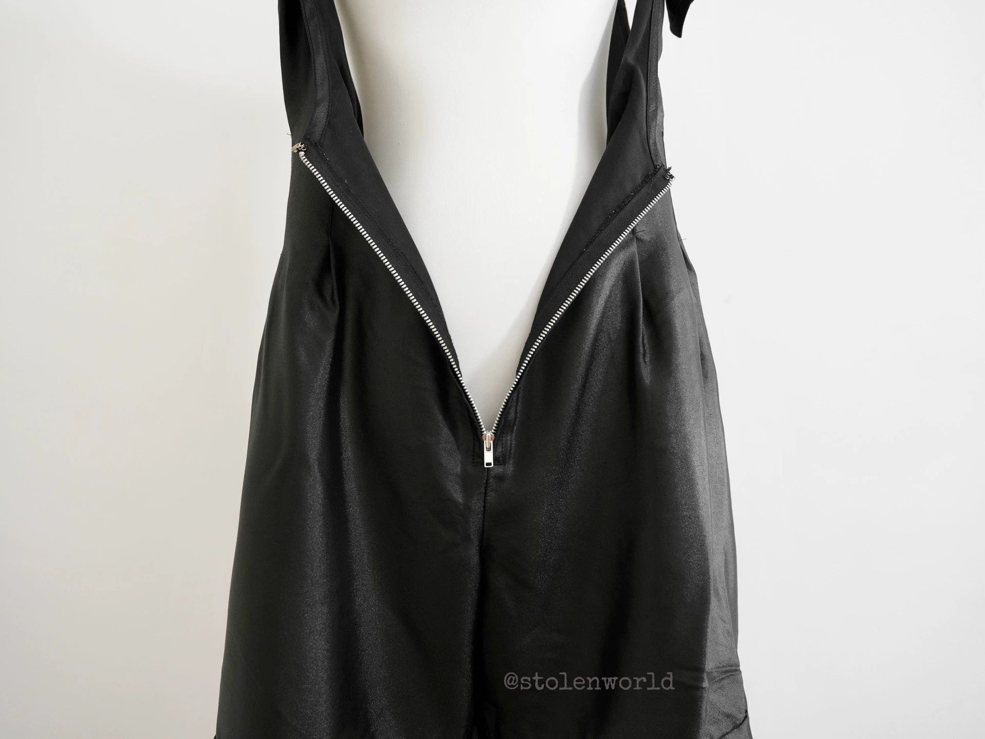 Limi Feu Limi Feu Bowknot Suspender Pants Black Shimmer S Size 26" / US 2 / IT 38 - 6 Thumbnail