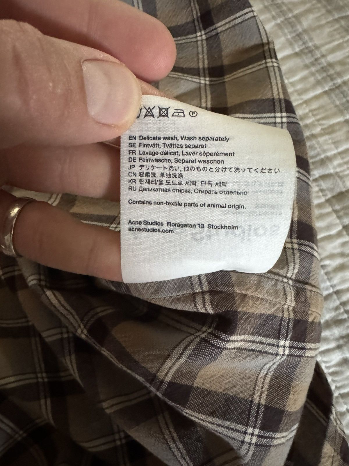 Acne Studios Acne Studios Oversized Button Up Size US XL / EU 56 / 4 - 4 Thumbnail