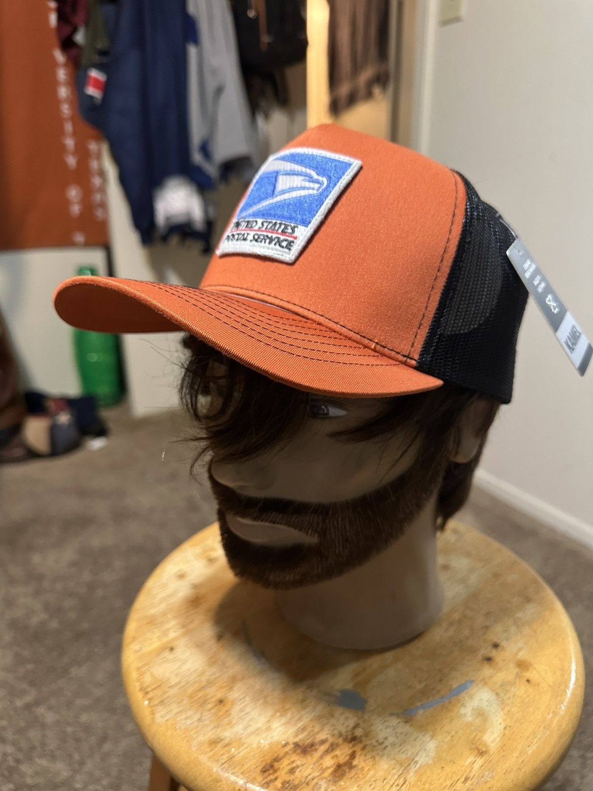 NCAA Vintage USPS Texas Longhorns University hat 00s Size ONE SIZE - 6 Thumbnail