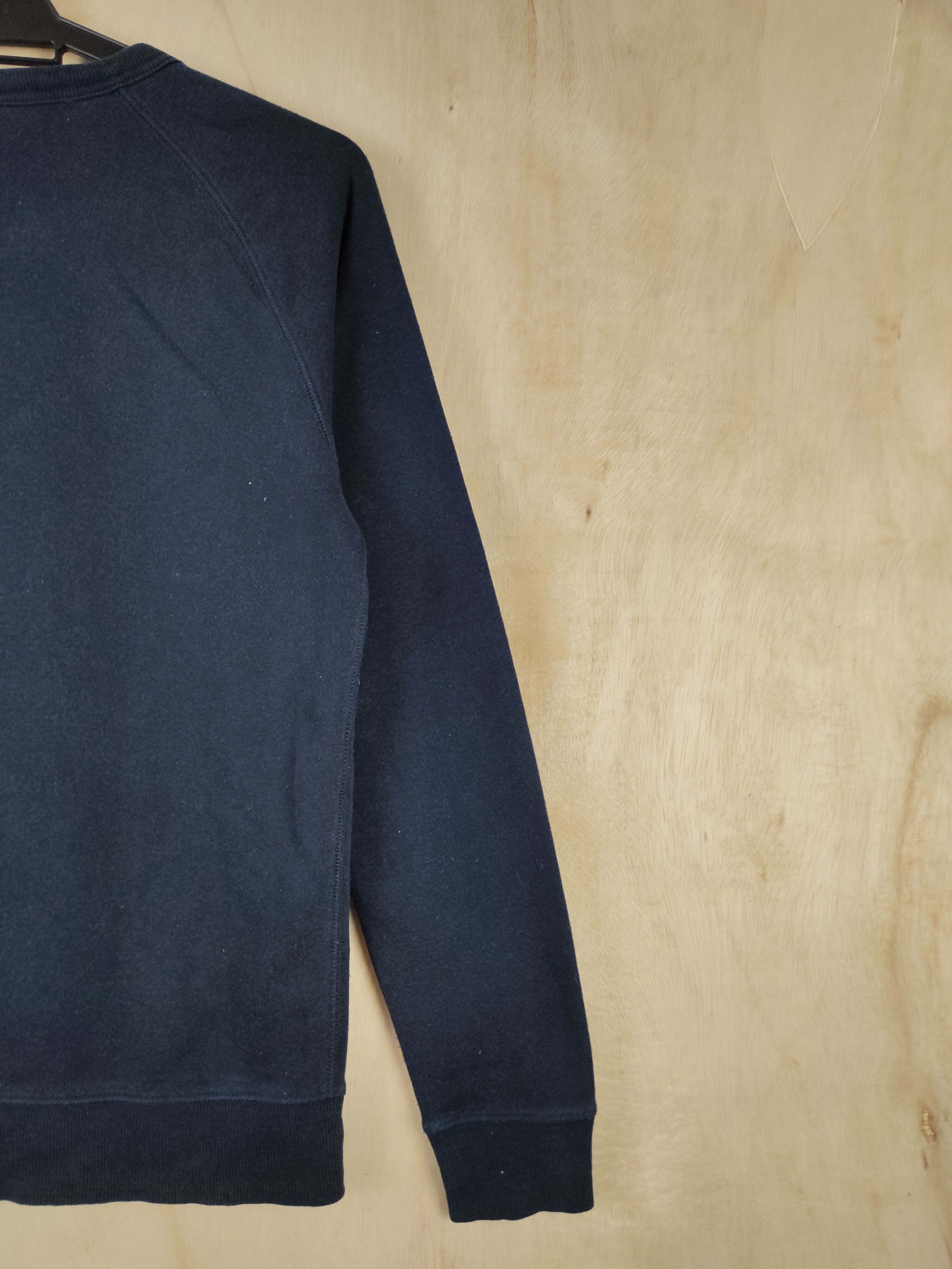 Japanese Brand × Vintage Japanese Brand Blue Black plain Sweatshirts #S2639 Size XS / US 0-2 / IT 36-38 - 9 Thumbnail