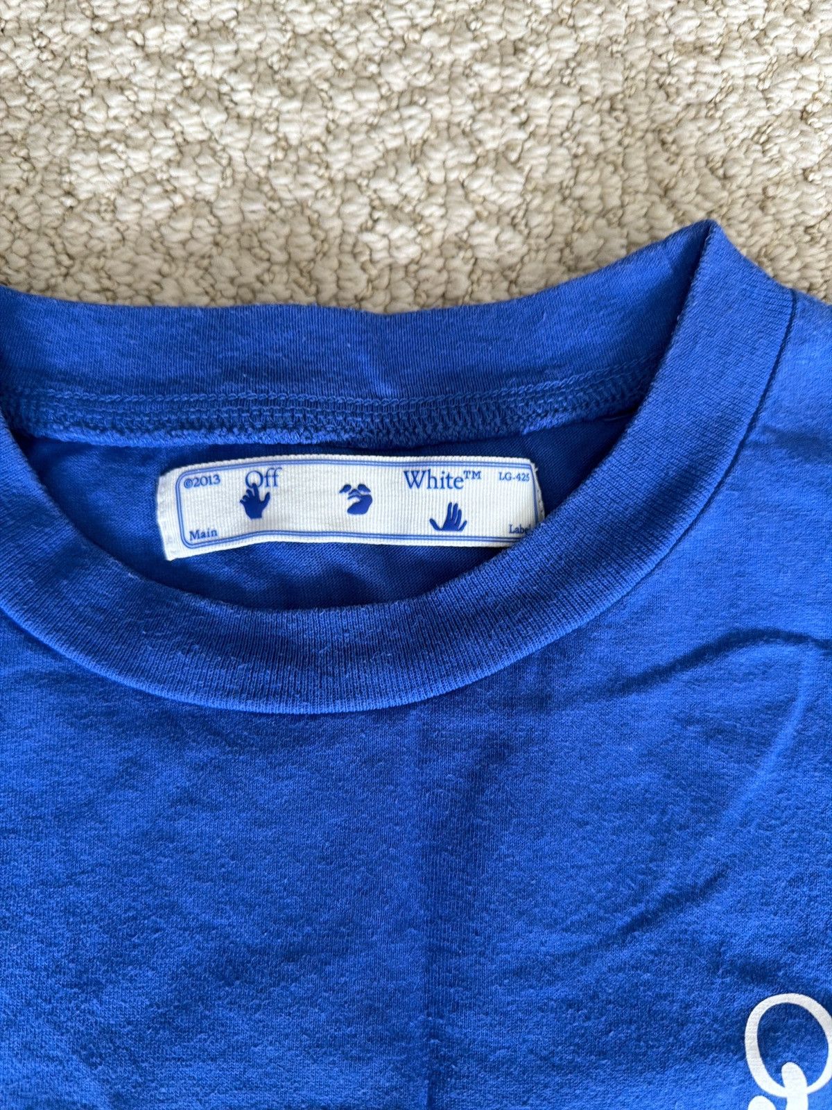 Off-White Off White “Cut Here” Tee Size US M / EU 48-50 / 2 - 5 Thumbnail