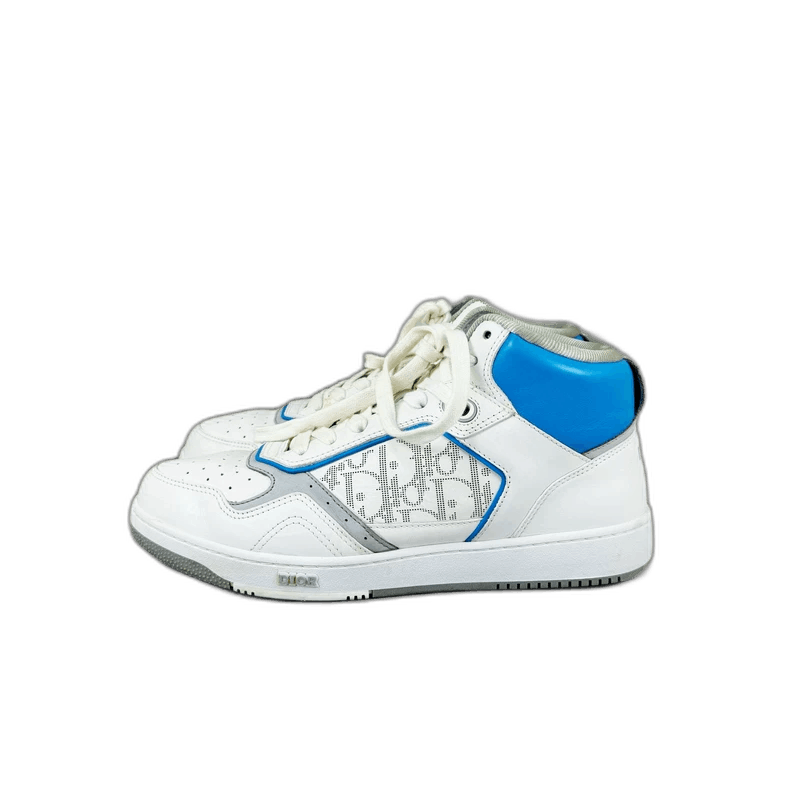 Dior Dior B27 High-Top Sneakers in White and Blue Size US 10 / EU 43 - 1 Thumbnail