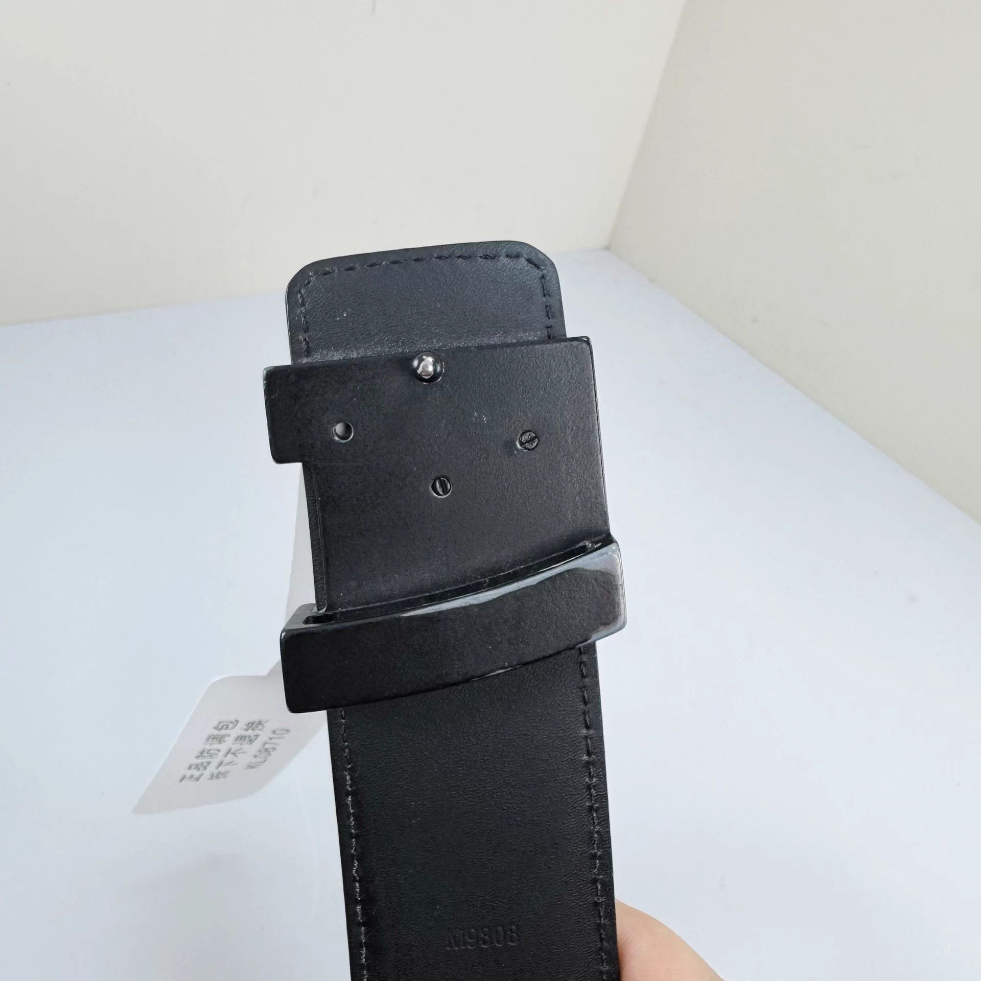 Louis Vuitton LV Black Monogram Belt 85 98 New Size ONE SIZE - 5 Thumbnail