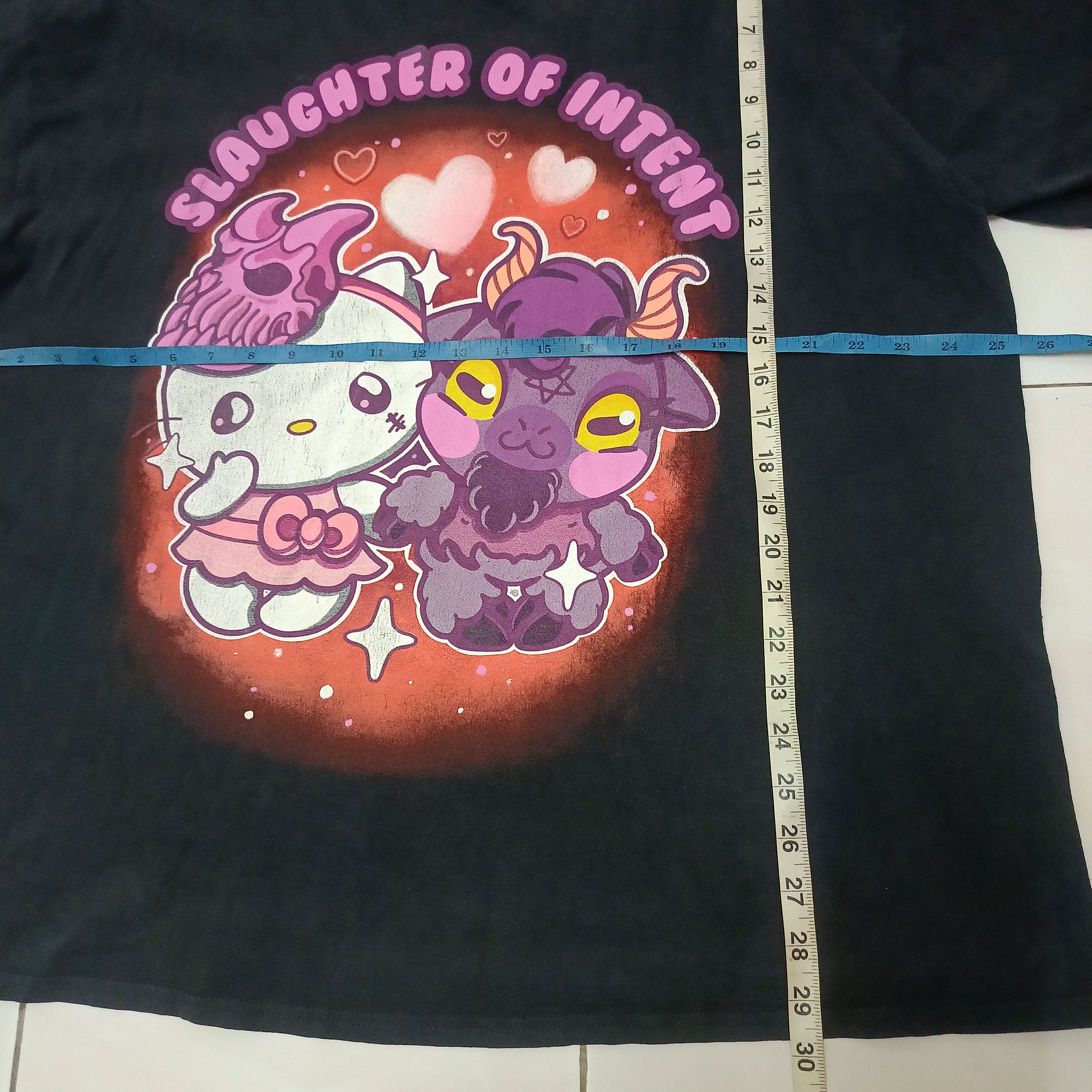Band Tees Slaughter of Intent X hello Kitty Metal Tee Size US XL / EU 56 / 4 - 3 Thumbnail