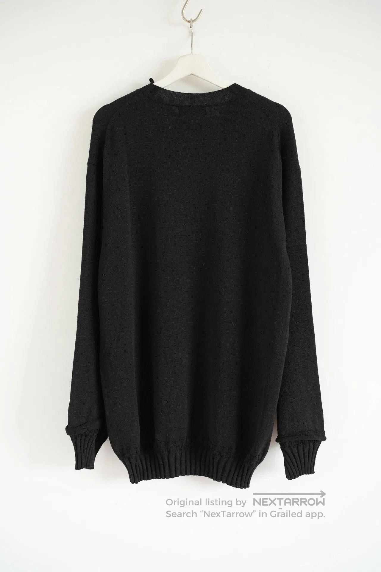 Yohji Yamamoto black oversized knit sweater by yohji yamamoto. Size US L / EU 52-54 / 3 - 2 Thumbnail