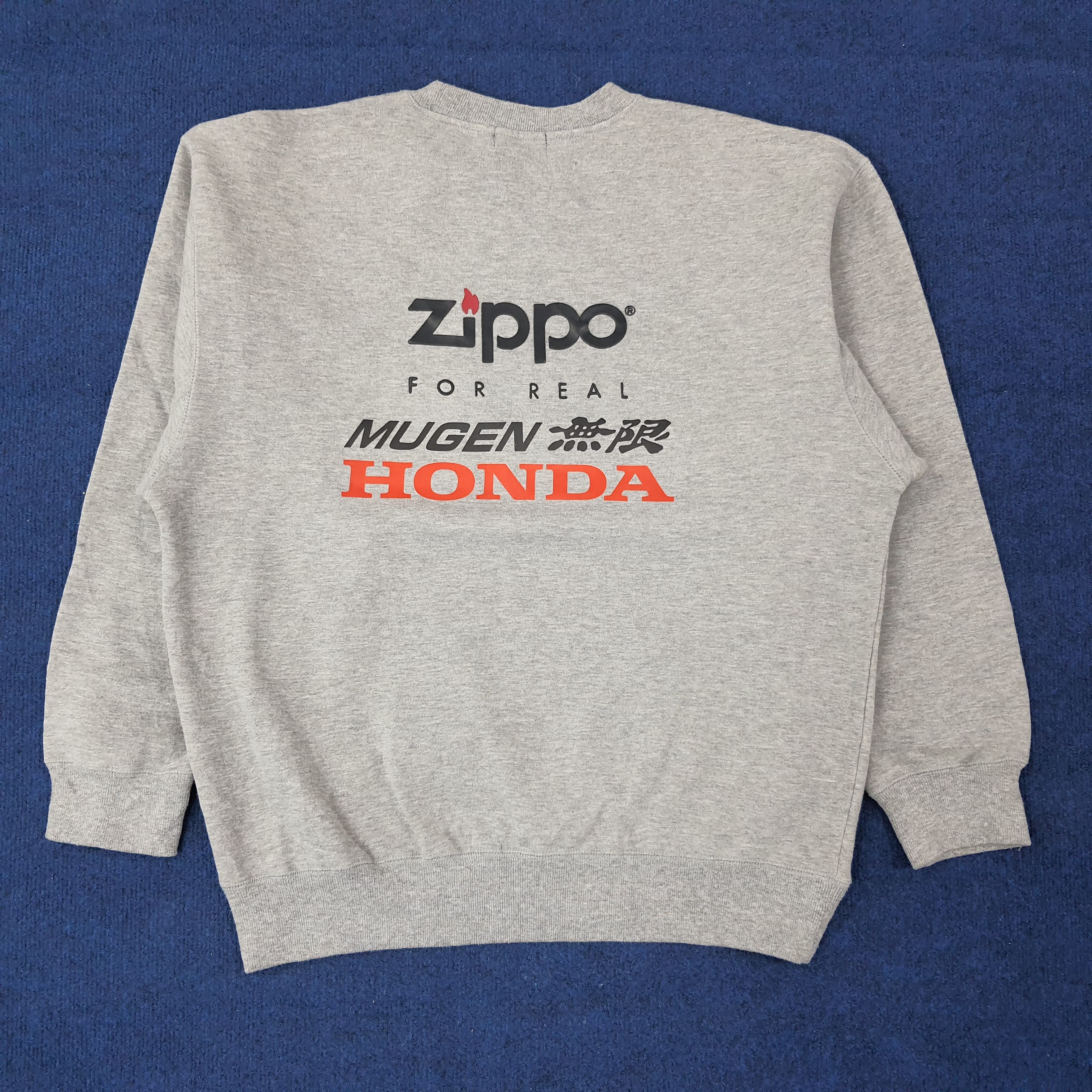 Japanese Brand Vintage Zippo x Custom Mugen HONDA Sports Sweatshirt C247N15 Size US L / EU 52-54 / 3 - 1 Thumbnail