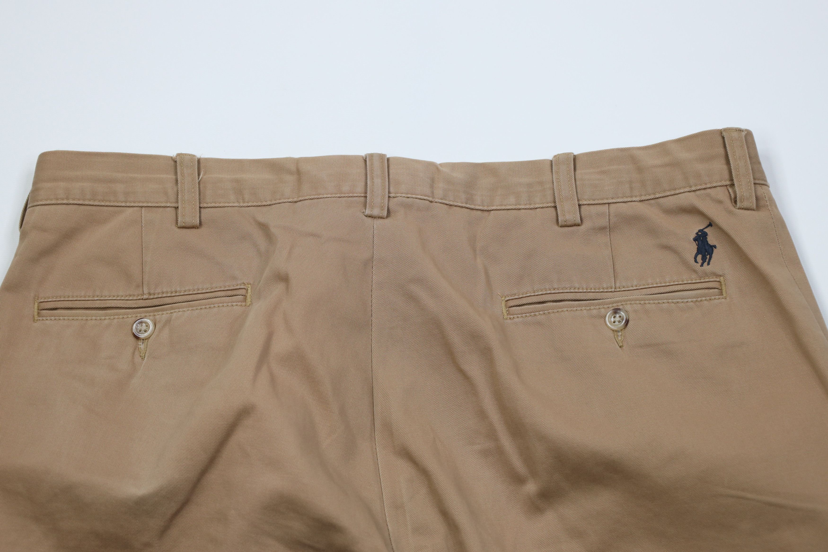 Ralph Lauren Vintage 90s Ralph Lauren Preston Chino Pants Brown Cotton Size US 36 / EU 52 - 11 Thumbnail