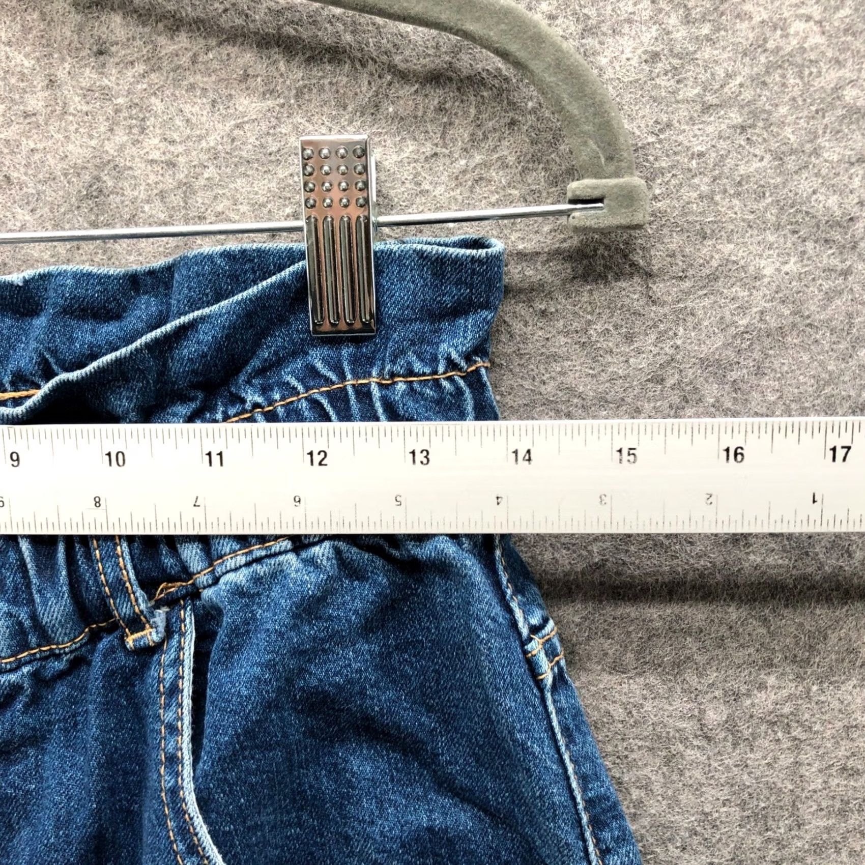 Zara Zara Paperbag Waist Baggy Jeans Womens S Blue Relaxed Barrel Blue High Rise Jeans Size 28" / US 6 / IT 42 - 6 Thumbnail