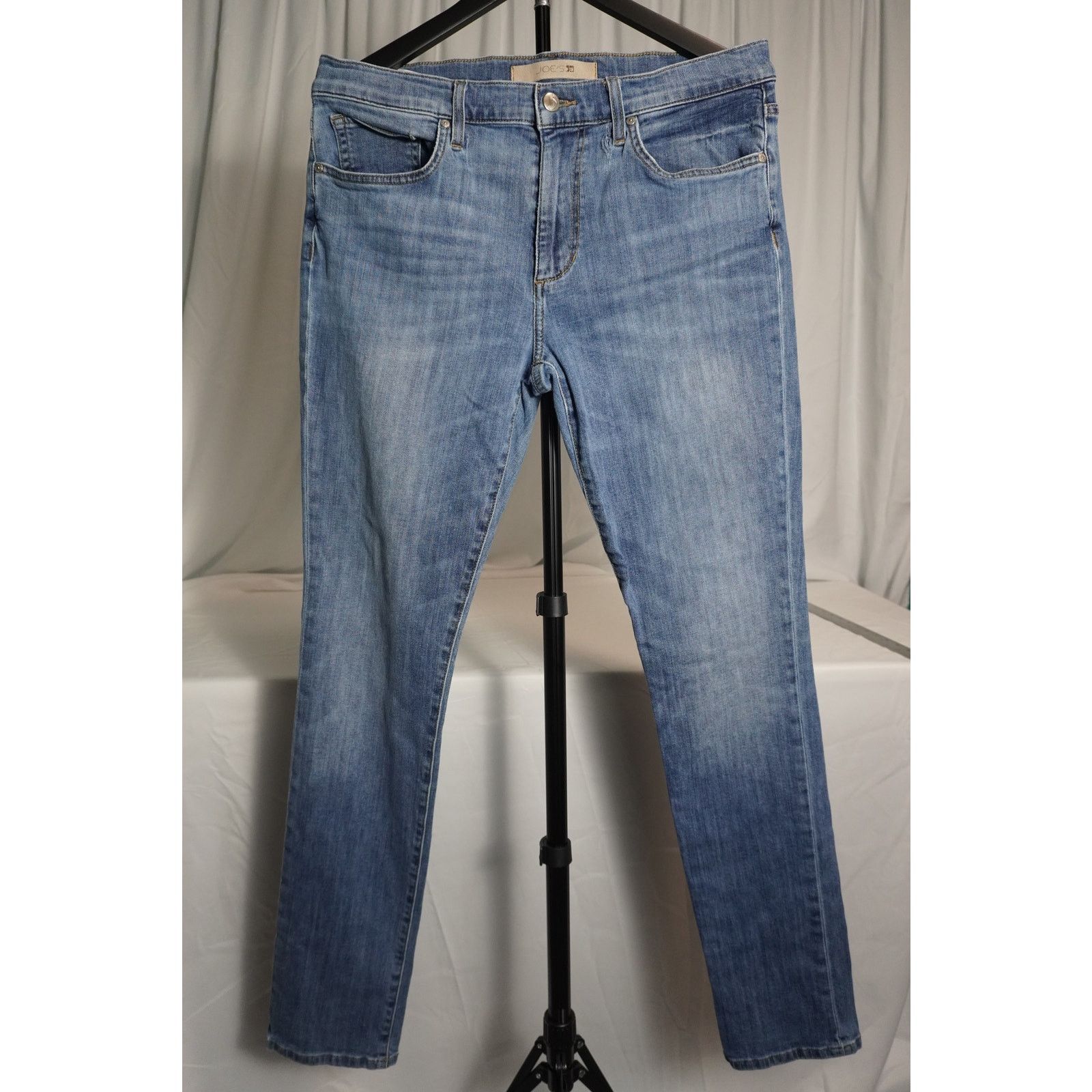 Joe's Joe’s Jeans Women’s Skinny Jeans Medium Wash – Stretch Denim Size 34" / US 12 / IT 48 - 1 Thumbnail