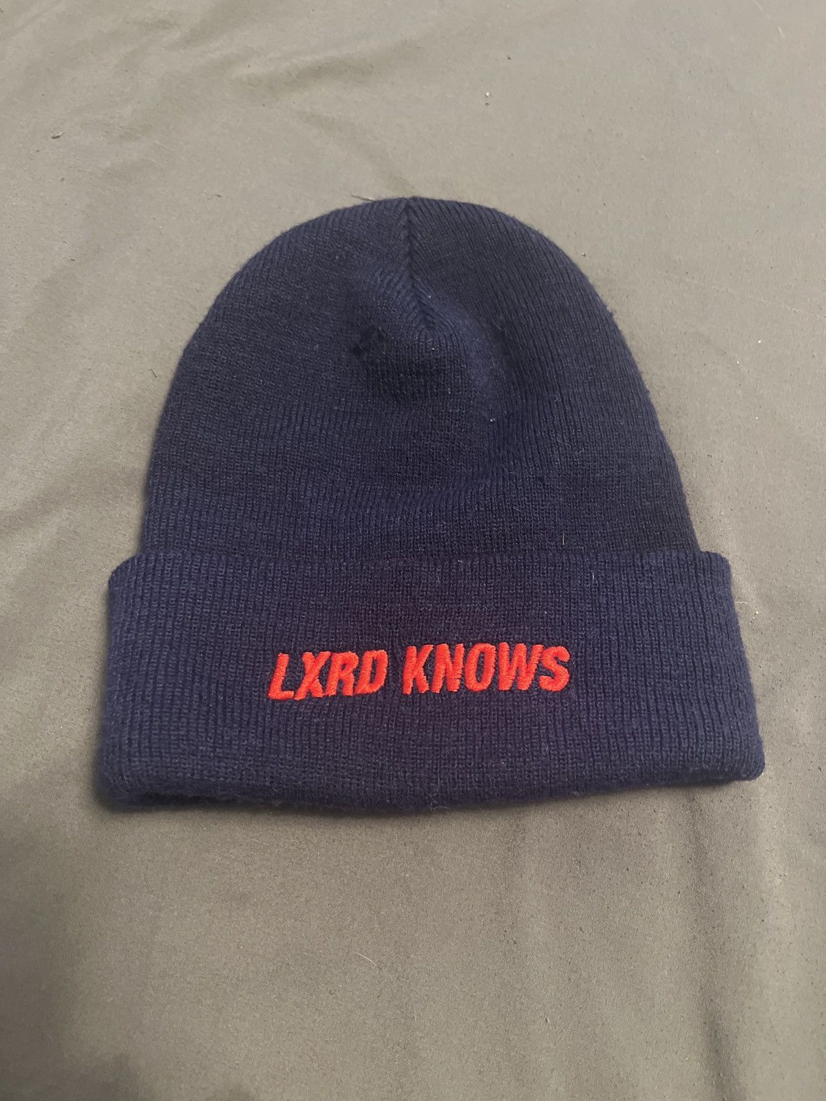 Lxrdknows LXRD knows blue beanie Size ONE SIZE - 1 Preview