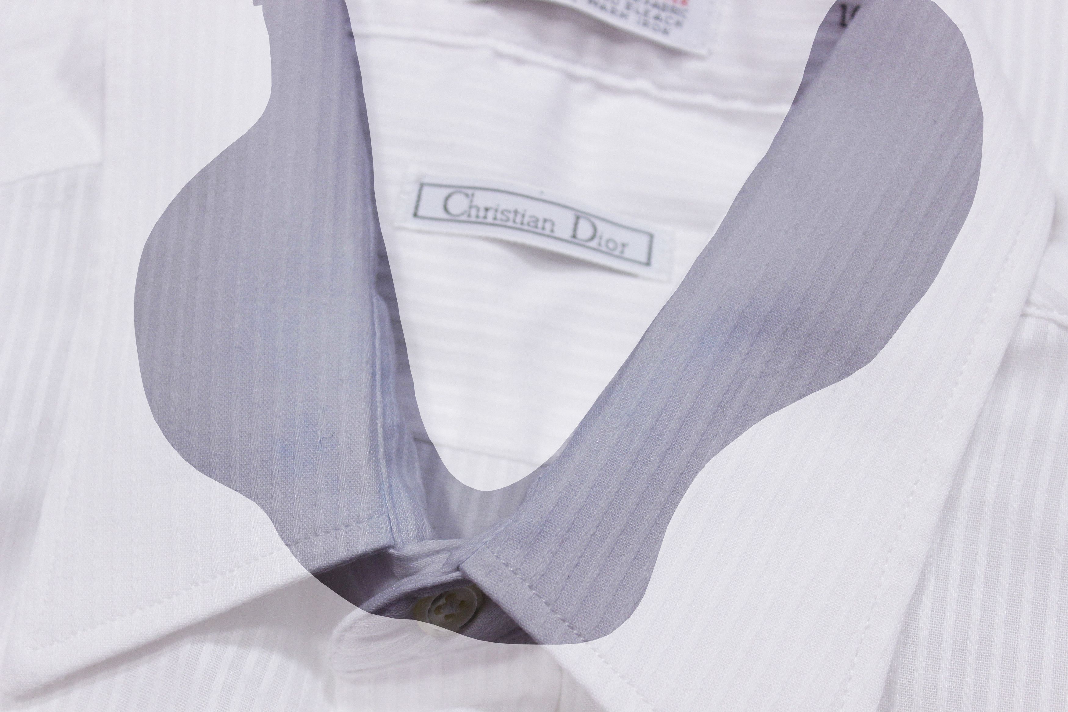 Dior Logo Striped Short Sleeve Shirt Vintage Made in USA Size US XL / EU 56 / 4 - 7 Thumbnail