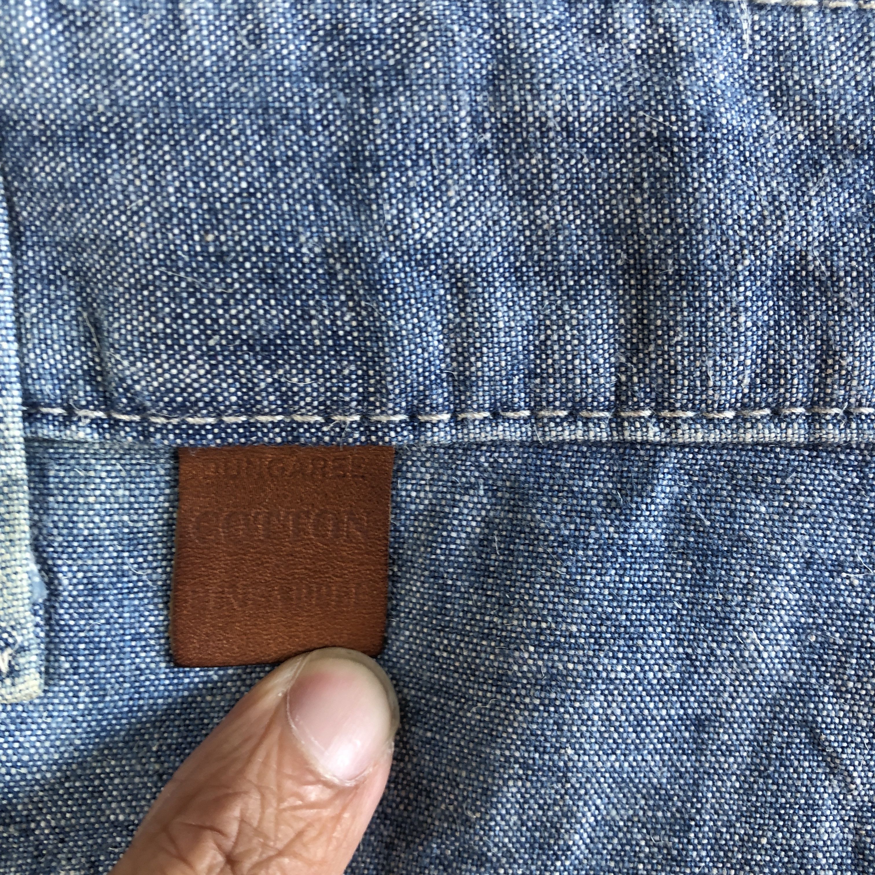 Edwin Vintage Edwin Dungaree Denim Japanese Dirty Jeans Pants Size US 34 / EU 50 - 6 Thumbnail