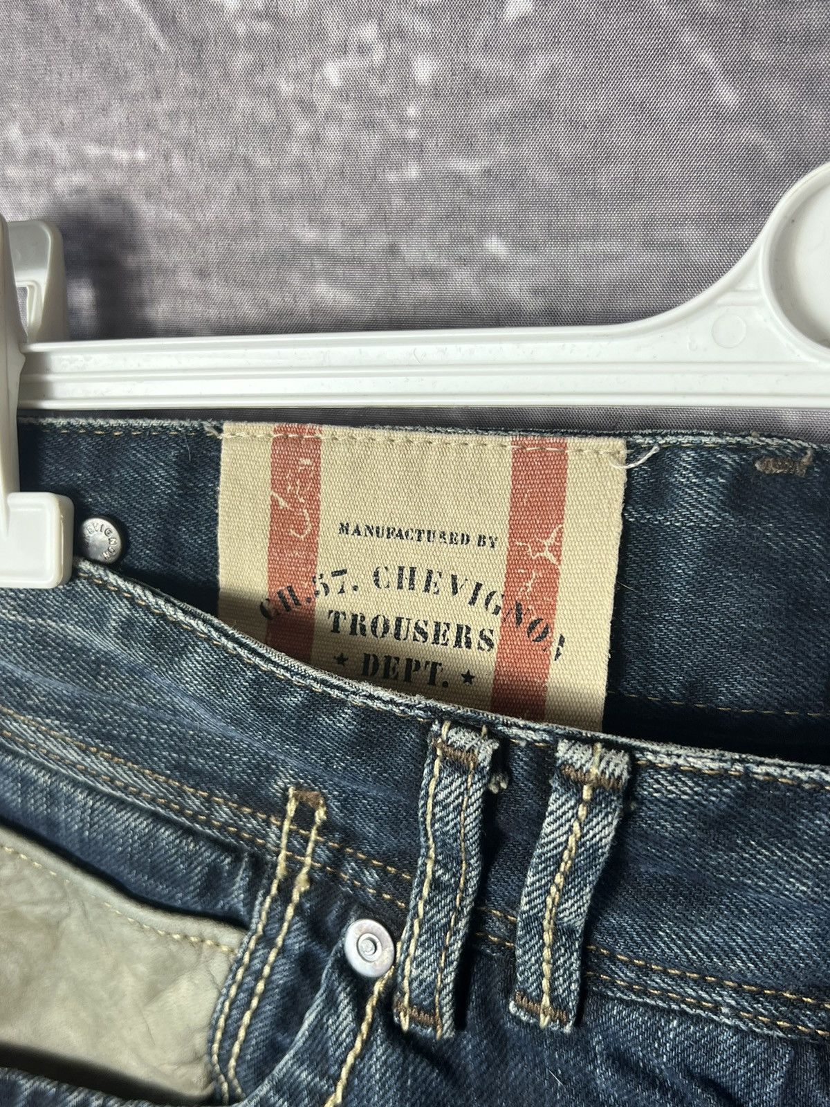 Chevignon Chevignon Jeans Leather pocket pants Size US 33 - 9 Thumbnail