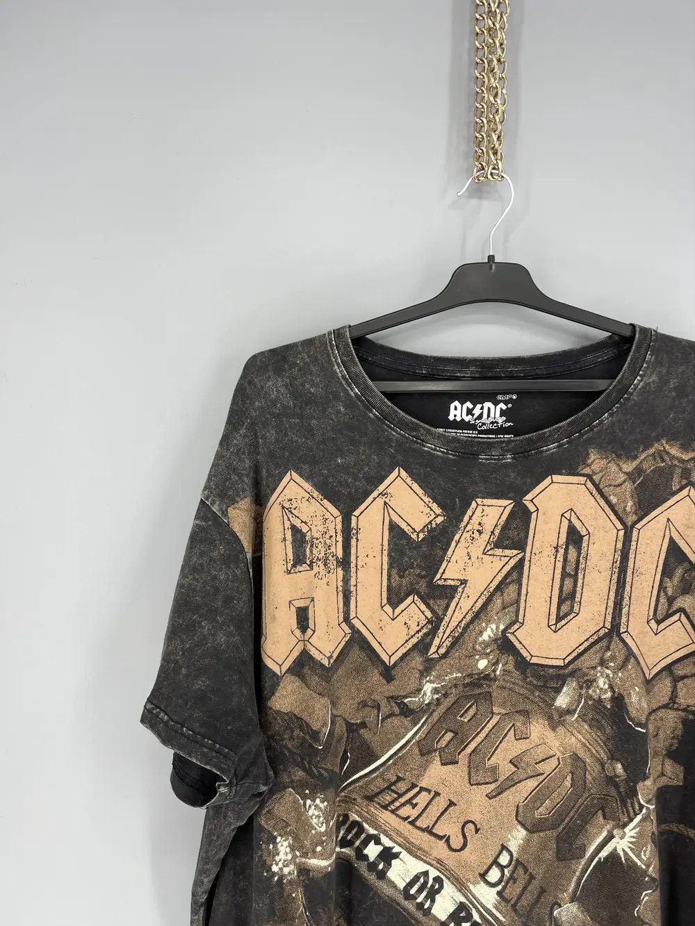 Band Tees Vintage ACDC Hells Bells Heavy Metal Rock Tshirt Size 3XL Size US XXL / EU 58 / 5 - 4 Thumbnail