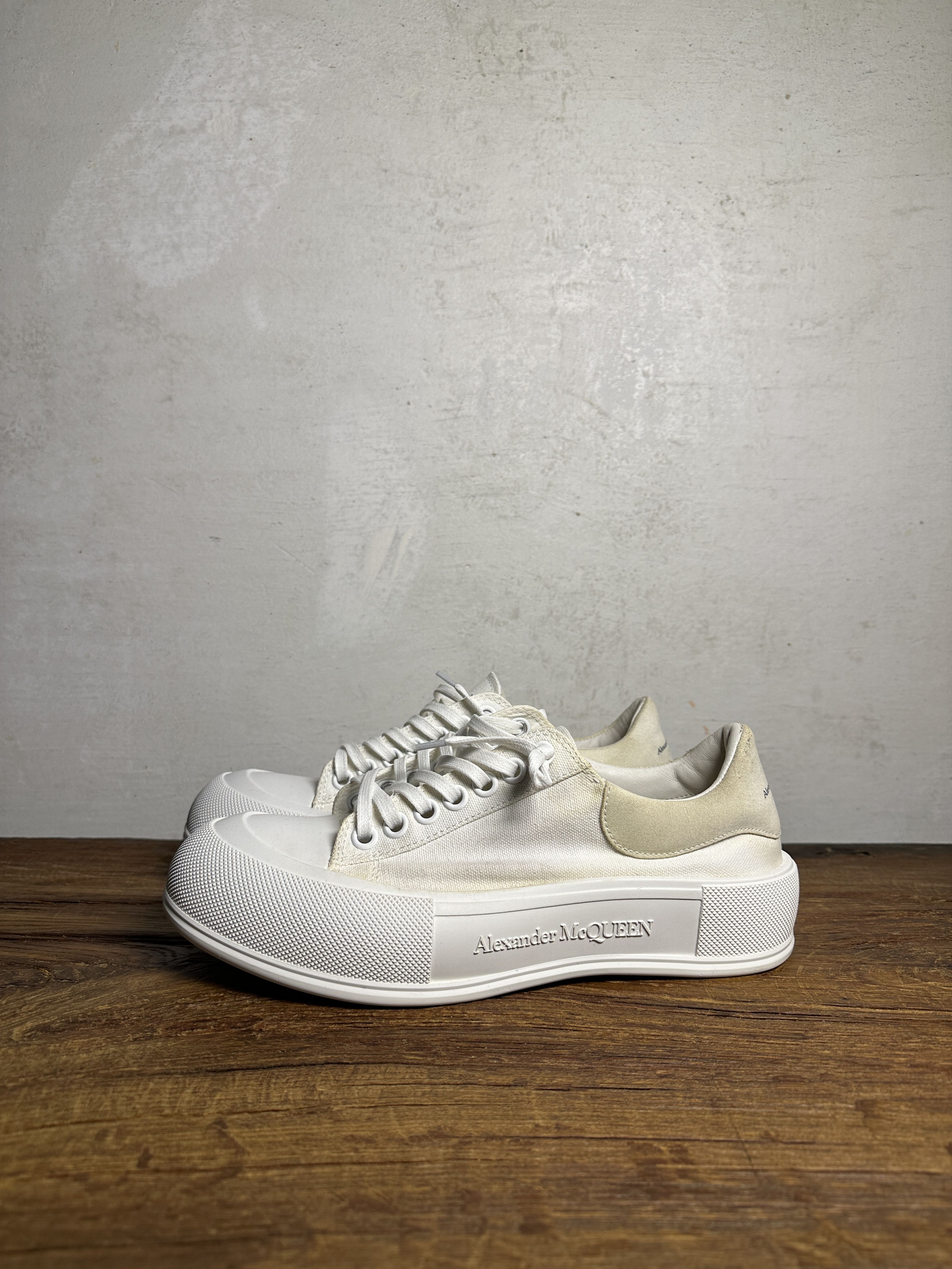 Alexander McQueen Alexander McQueen Deck Plimsoll Sneakers Size US 10 / IT 40 - 1 Thumbnail