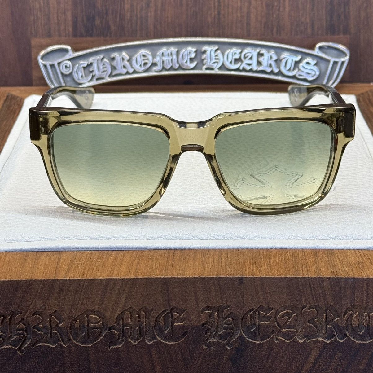 Chrome Hearts Chrome Hearts Box Officer Sunglasses Size ONE SIZE - 4 Thumbnail