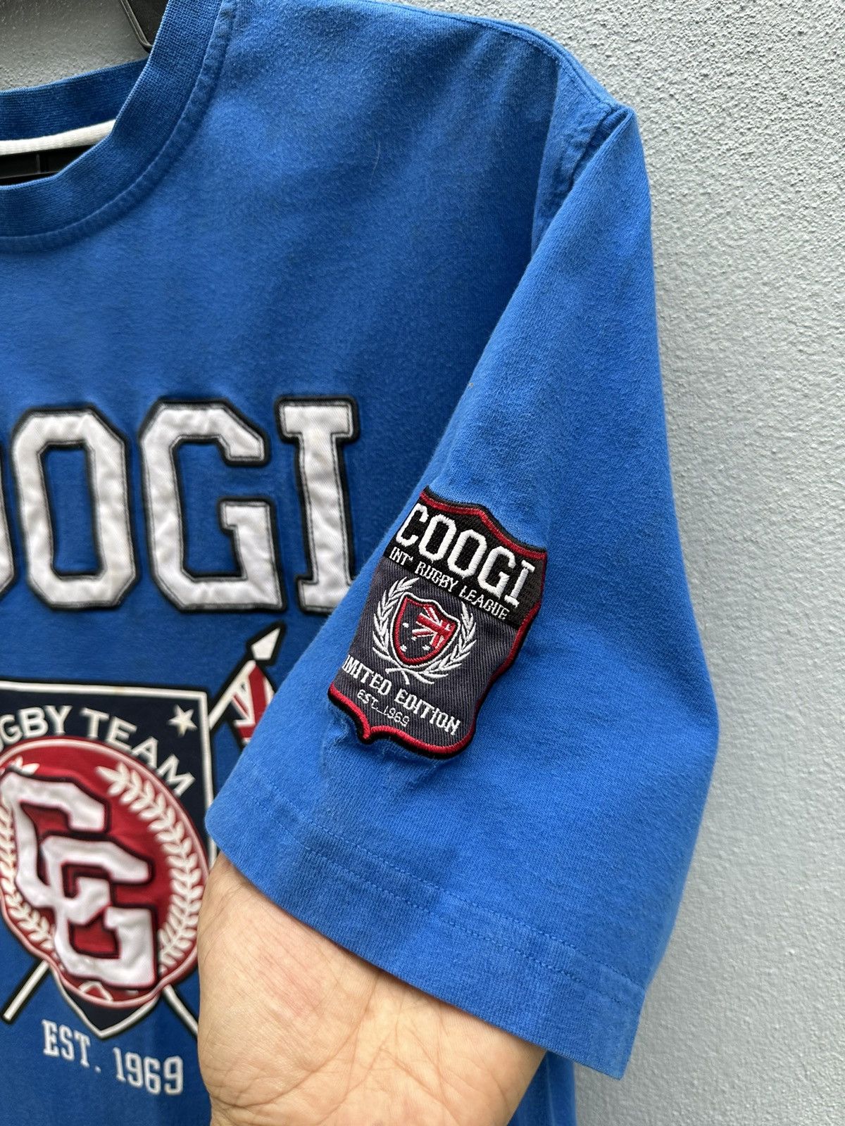 Coogi Coogi Rugby Team League Championship Tshirt A72 Size US L / EU 52-54 / 3 - 4 Thumbnail
