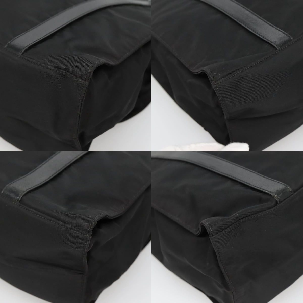 Prada PRADA Tote Bag Nylon Black Silver Size ONE SIZE - 10 Thumbnail