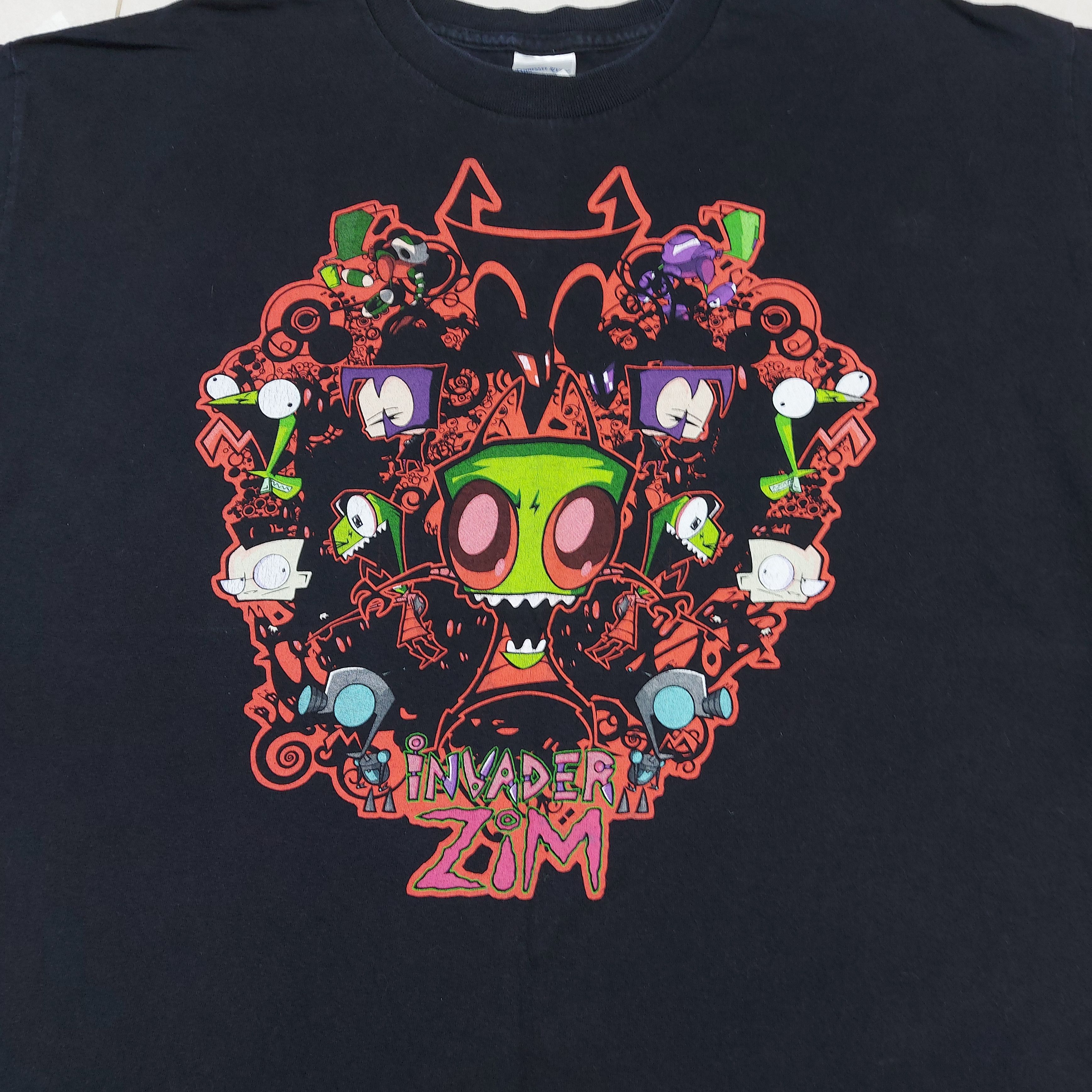 Cartoon Network Vintage Invader Zim Nickelodeon Animation Studio TEE Size US XL / EU 56 / 4 - 9 Thumbnail