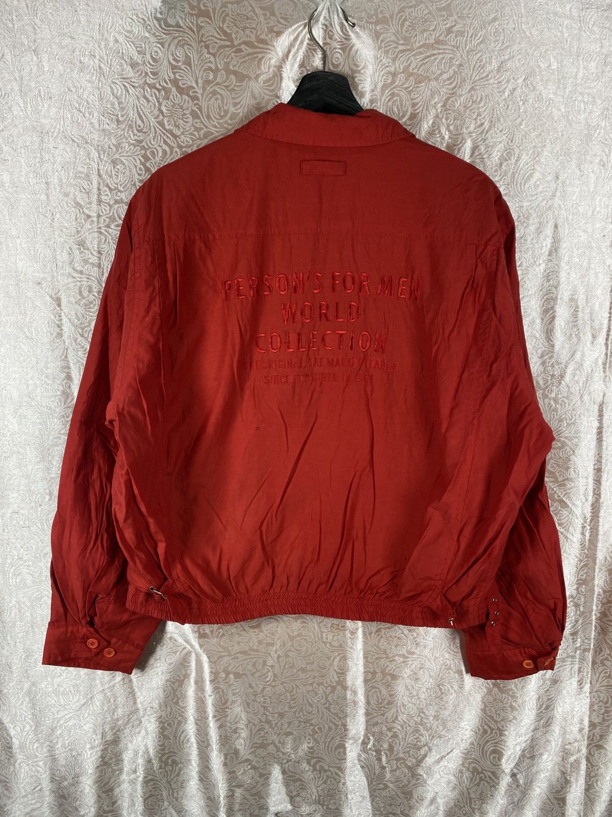 PERSON'S Vintage Person’s For Men Red Windbreaker Jacket Size US M / EU 48-50 / 2 - 10 Thumbnail