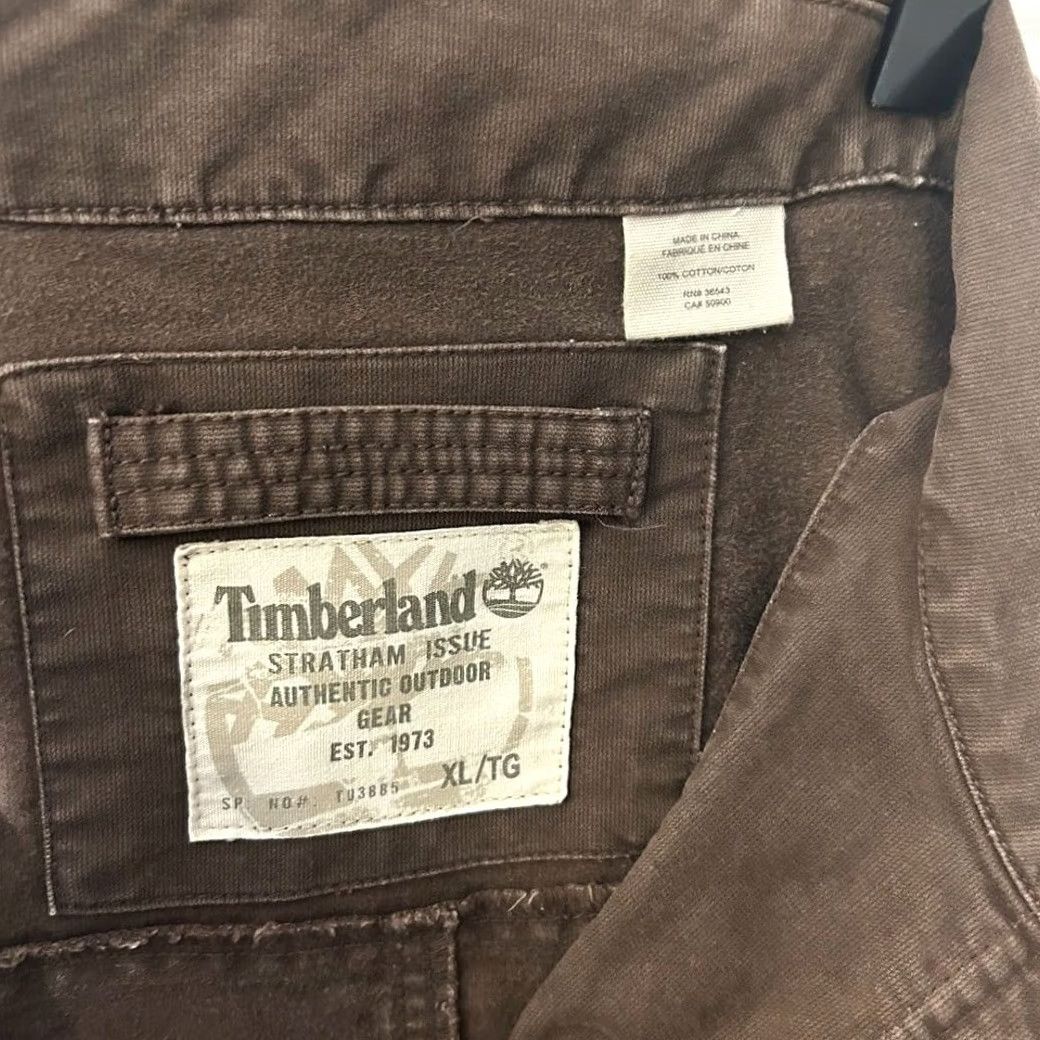 Timberland Timberland Jacket Stratham Issue Authentic Outdoor Gear Brown Canvas Jacket Men XL Size US XL / EU 56 / 4 - 2 Thumbnail