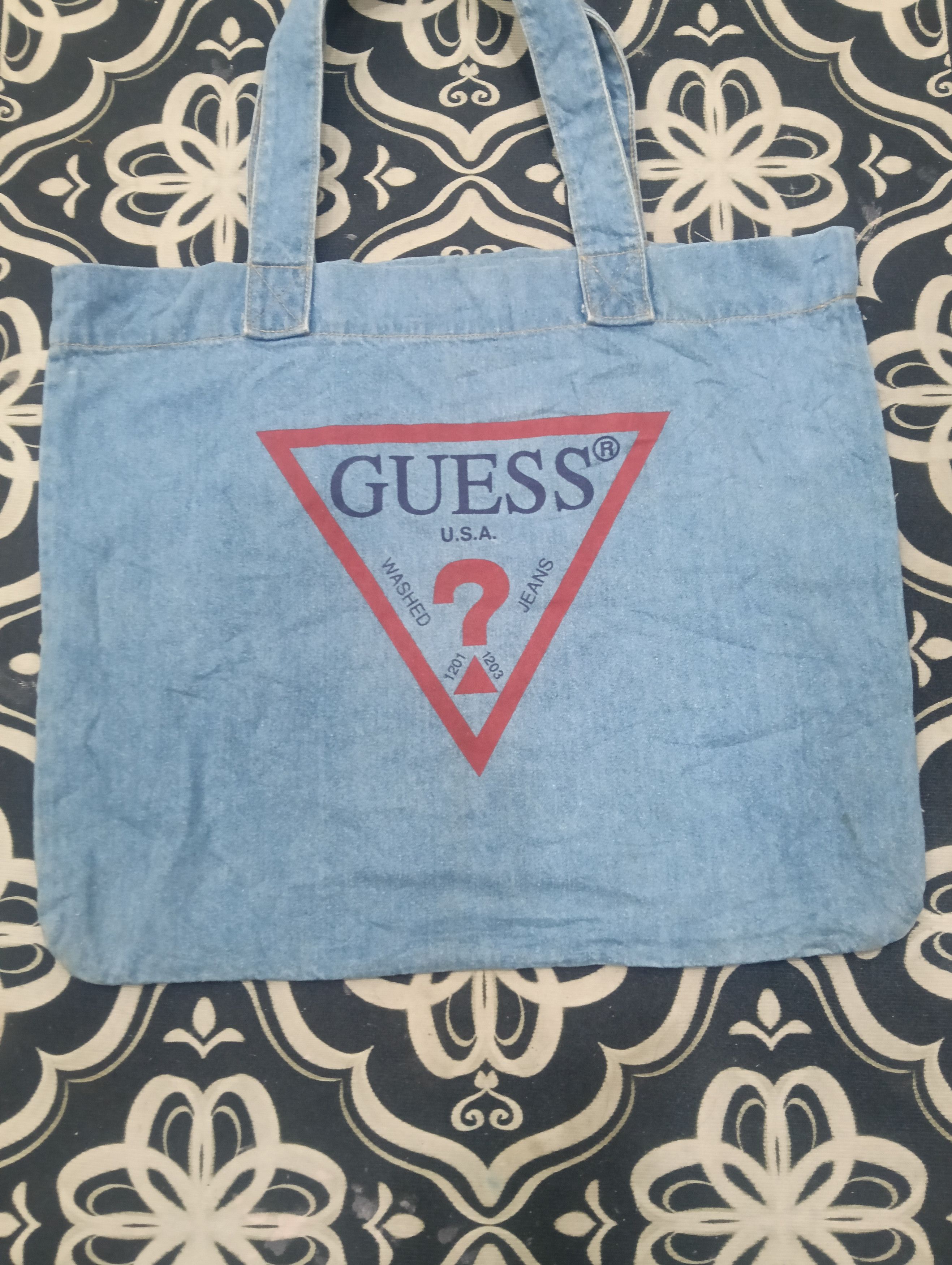 Georges Marciano True Vintage Guess Denime Totebag Size ONE SIZE - 2 Thumbnail