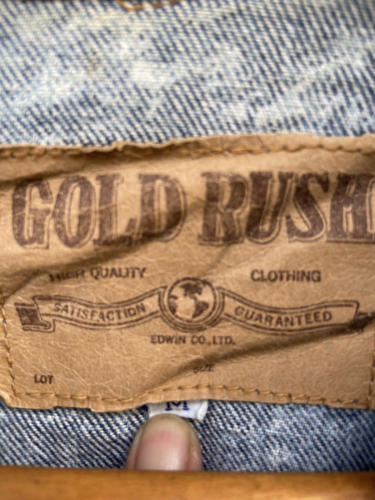 Edwin Vintage Gold Rush X Edwin trucker jacket acid wash Size US M / EU 48-50 / 2 - 7 Thumbnail