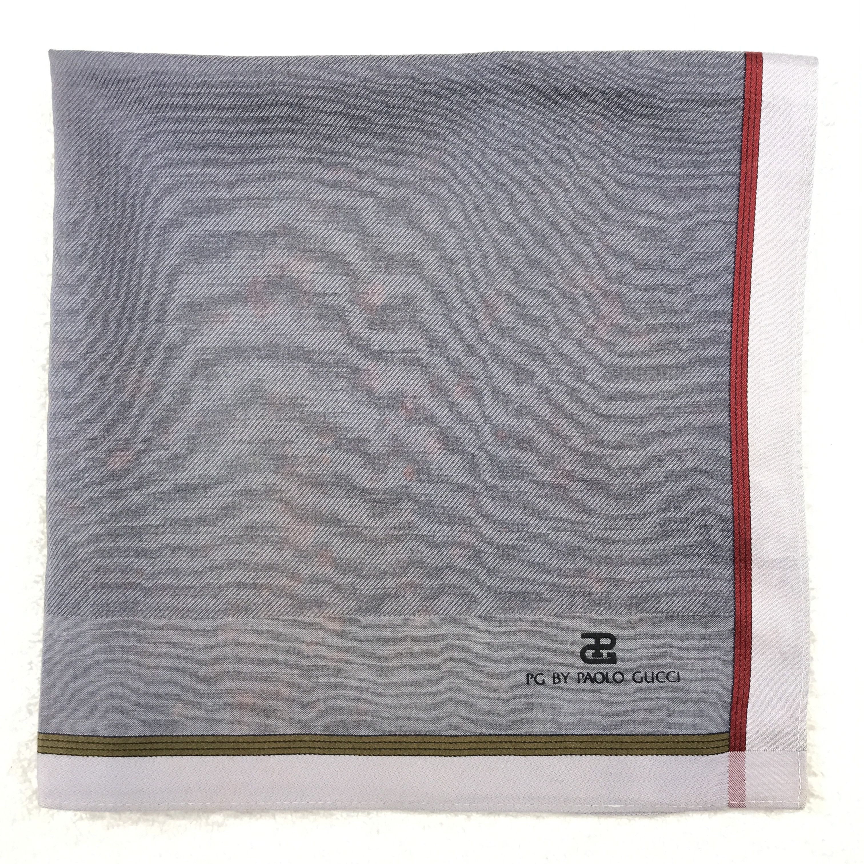 Paolo Gucci × Vintage Vintage Paolo Gucci Bandana Neckerchief Handkerchief Size ONE SIZE - 2 Thumbnail