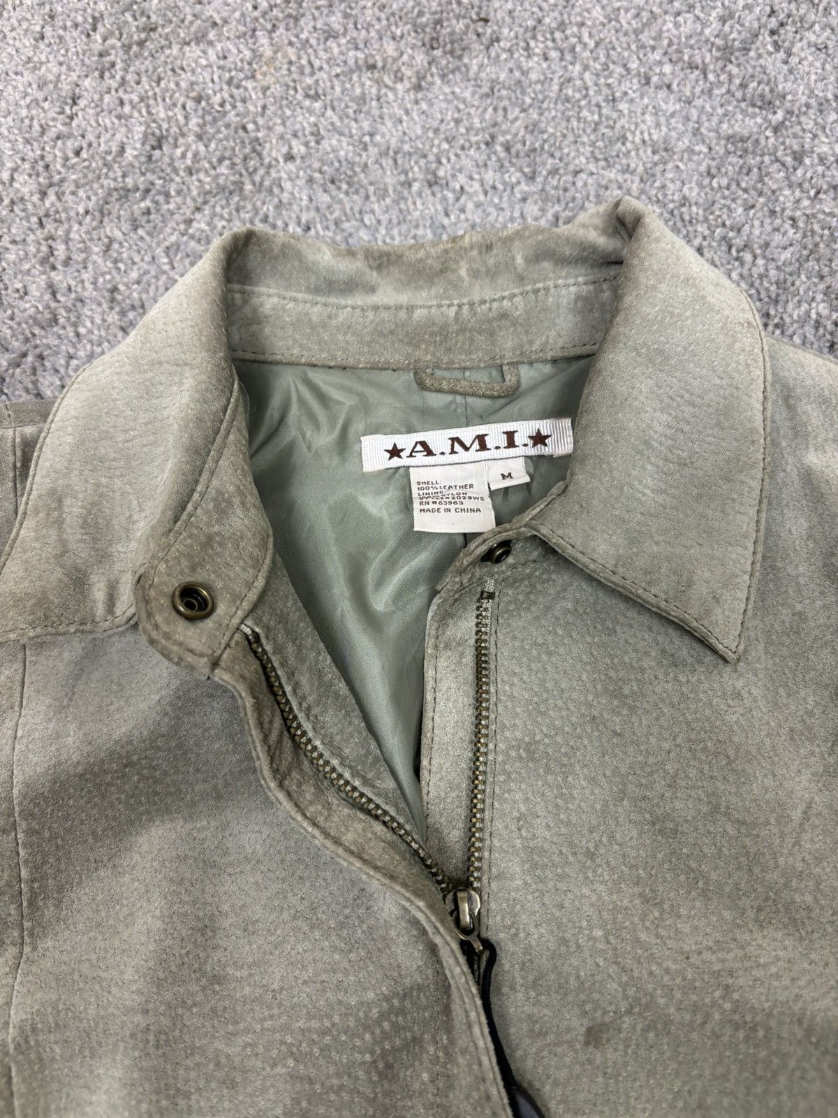 Vintage Green 100% suede jacket Size US M / EU 48-50 / 2 - 5 Thumbnail