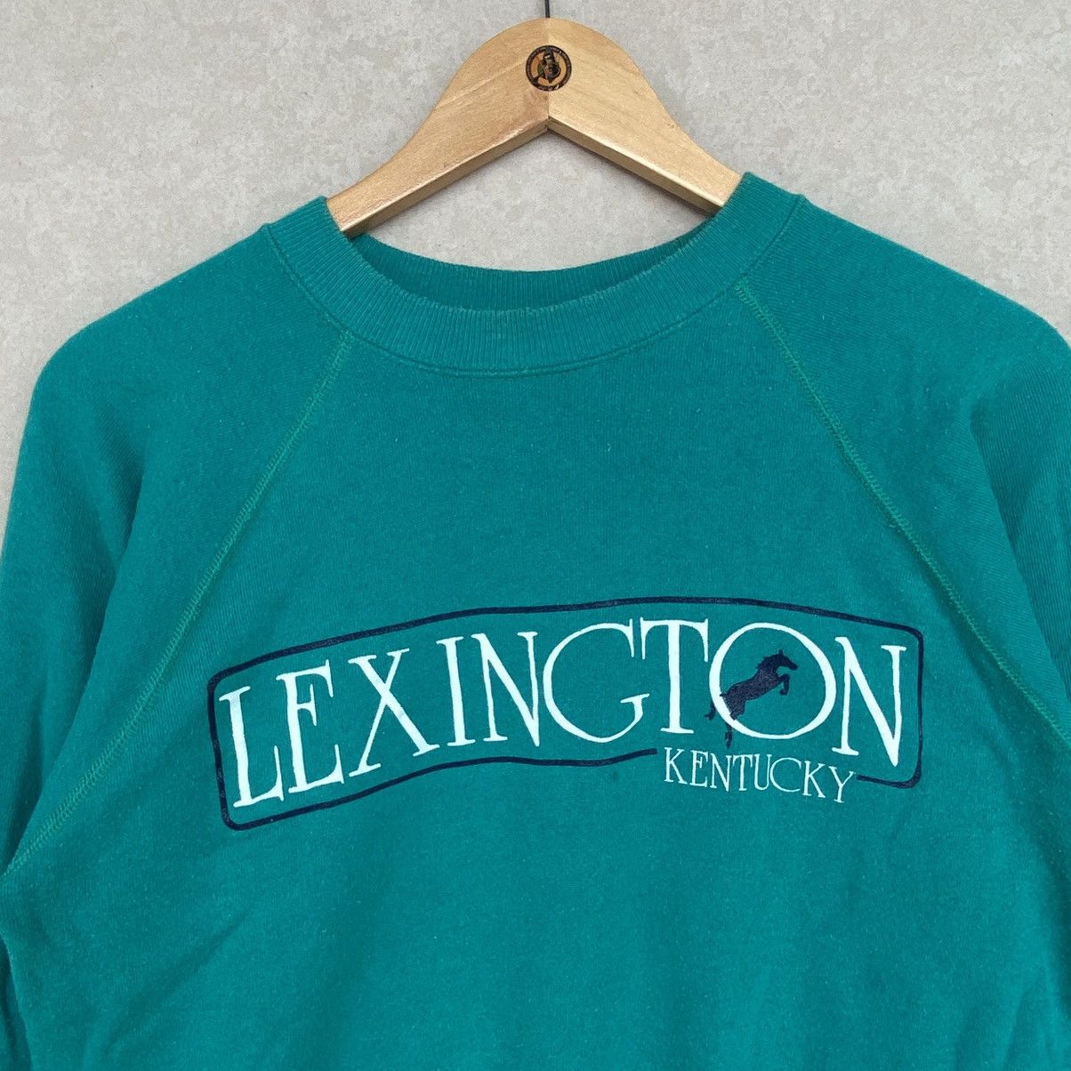 Other Vintage Hanes Big Embroidery Crewneck Sweatshirt Green SizeM Size US M / EU 48-50 / 2 - 4 Thumbnail