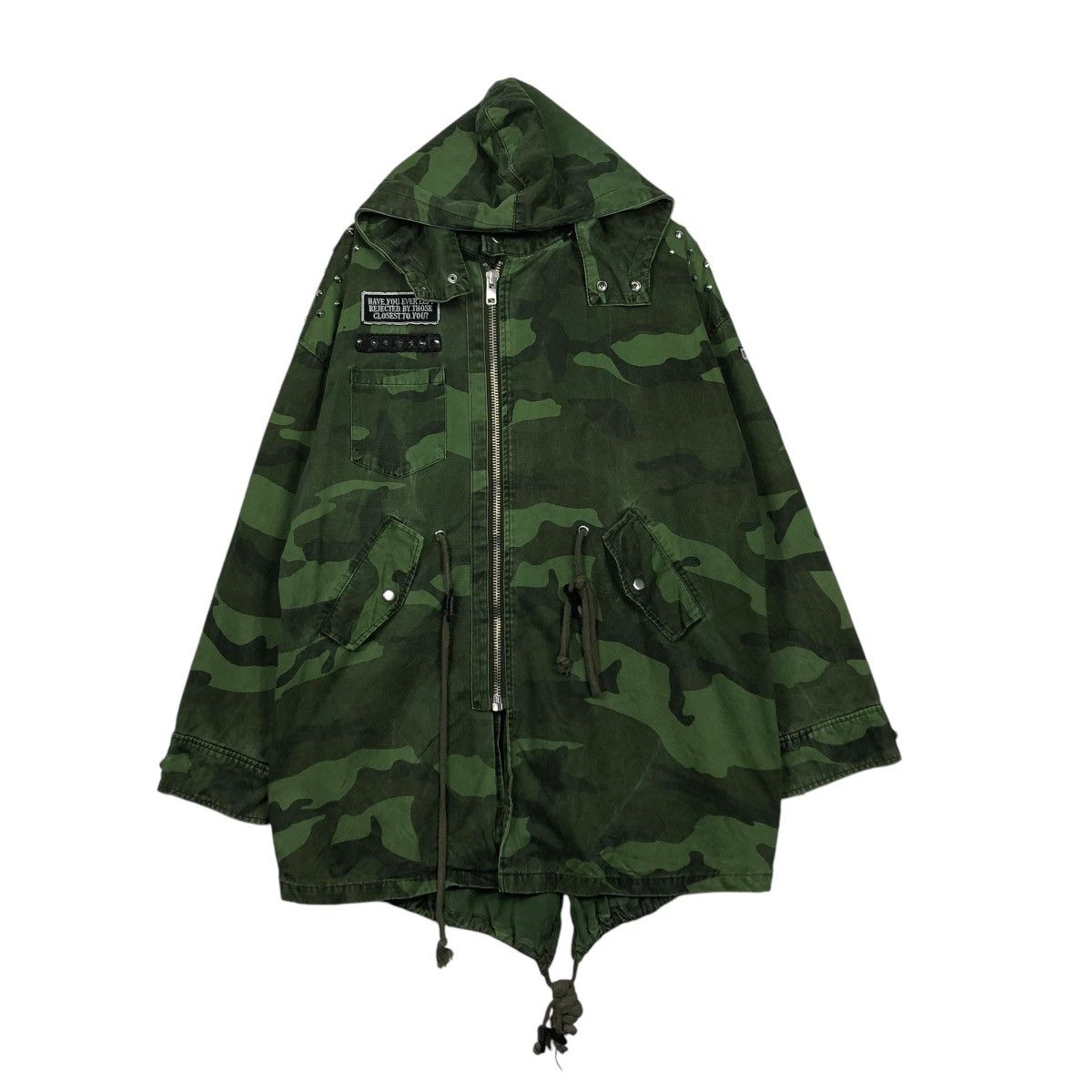 Hysteric Glamour 🔥VINTAGE MIKITARY CAMOUFLAGE PARKA JACKET BIG LOGO DESIGN Size US M / EU 48-50 / 2 - 3 Thumbnail