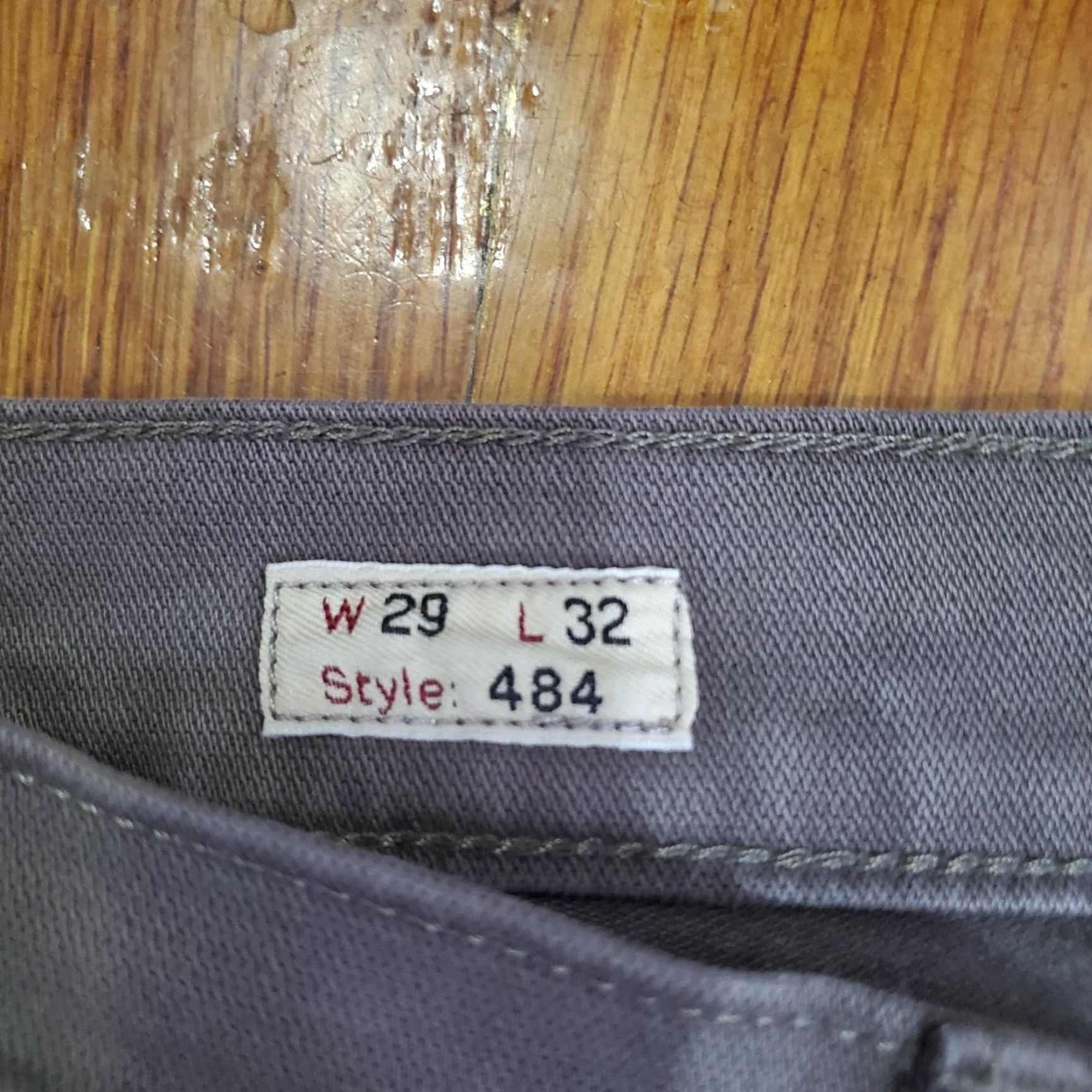 J.Crew J.CREW 484 Pants Slim Chino 5 Pocket Mens Brown 31x32 Denim Twill Flat Front Casual Size US 29 - 7 Thumbnail