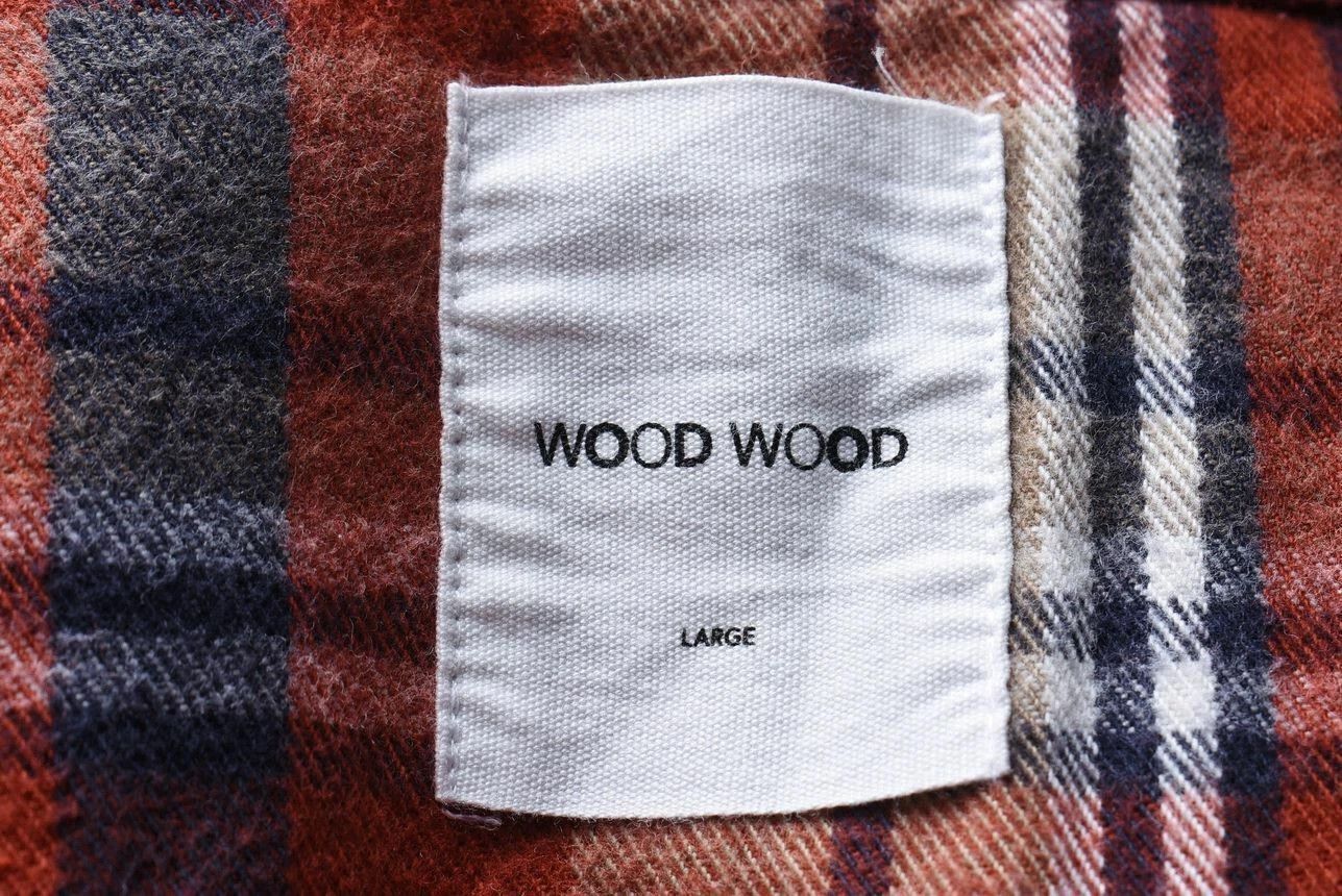 Wood Wood Wood Wood Franco Plaid Flannel Men's Shirt Size US L / EU 52-54 / 3 - 3 Thumbnail