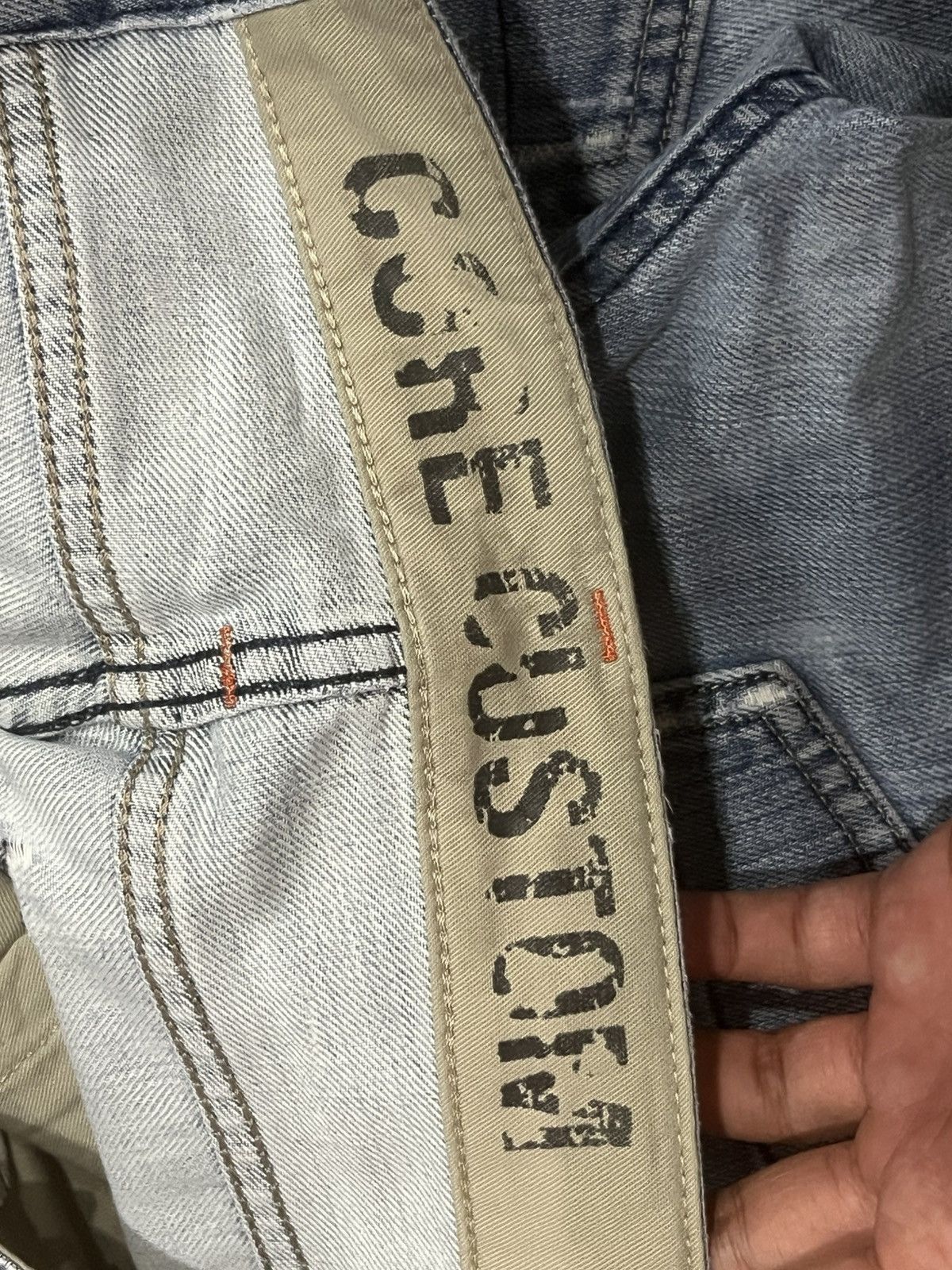 G-Star Vintage G-Star Raw Light Blue Washed Fringe Flare Jeans Size US 30 / EU 46 - 21 Thumbnail