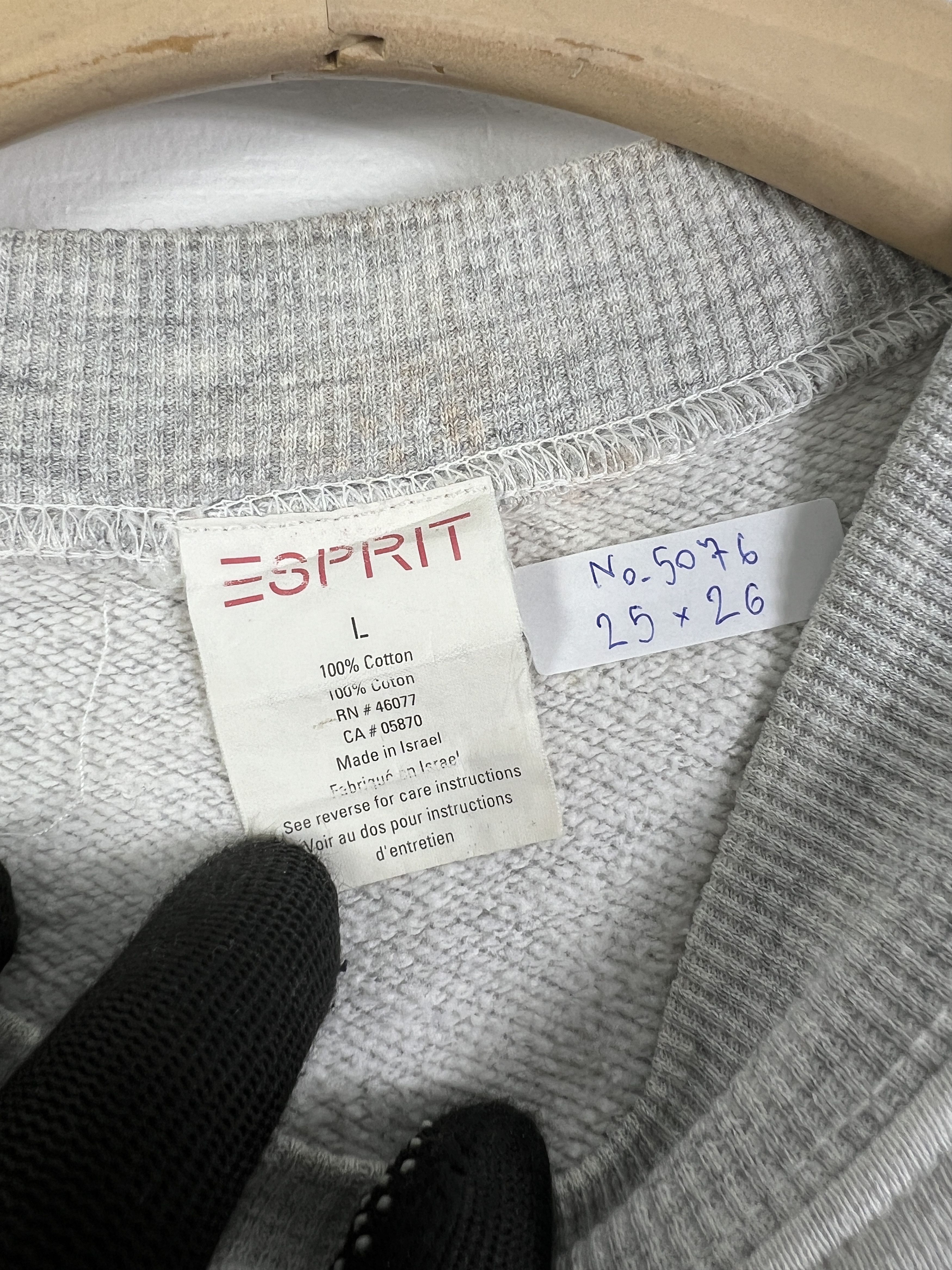 Esprit No.5076 Vintage Esprit Brand Logo Sweatshirt (L) Size US L / EU 52-54 / 3 - 3 Thumbnail