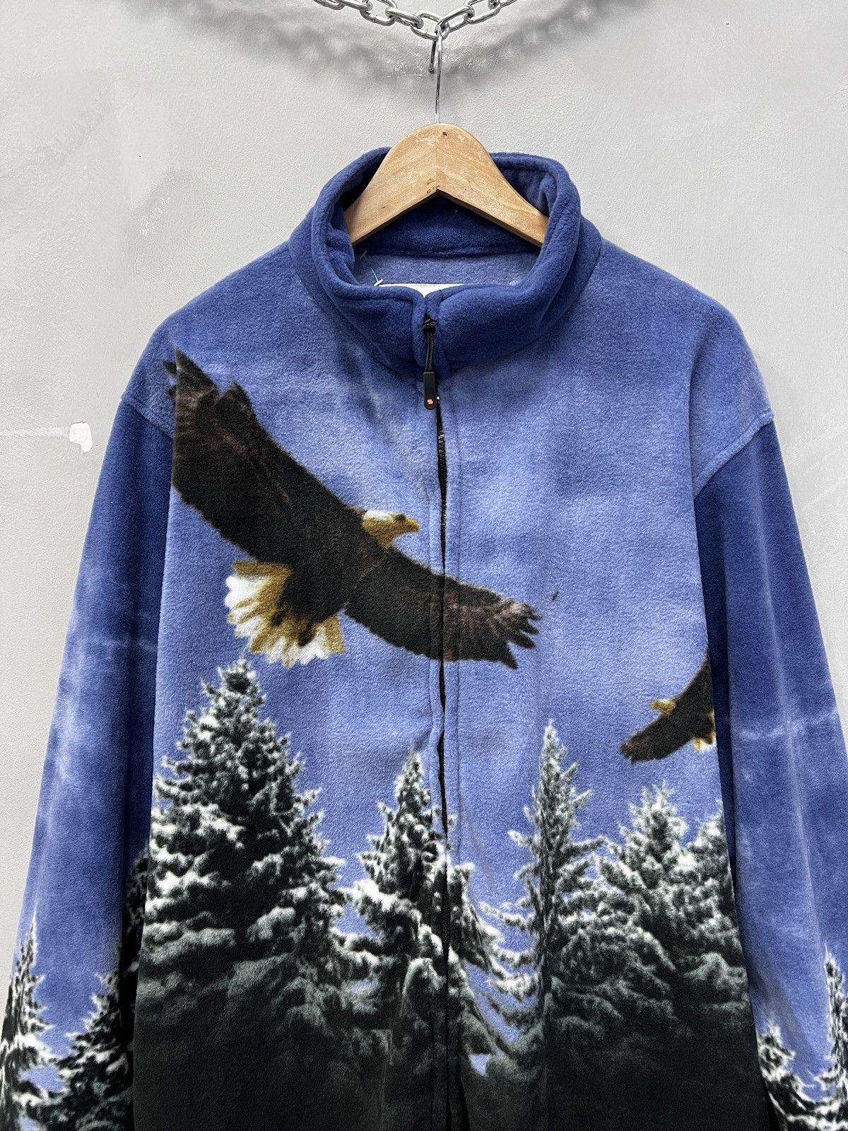 American Eagle Outfitters Oversize Fleece Vintage Jacket American Eagle Style Size US XXL / EU 58 / 5 - 2 Thumbnail