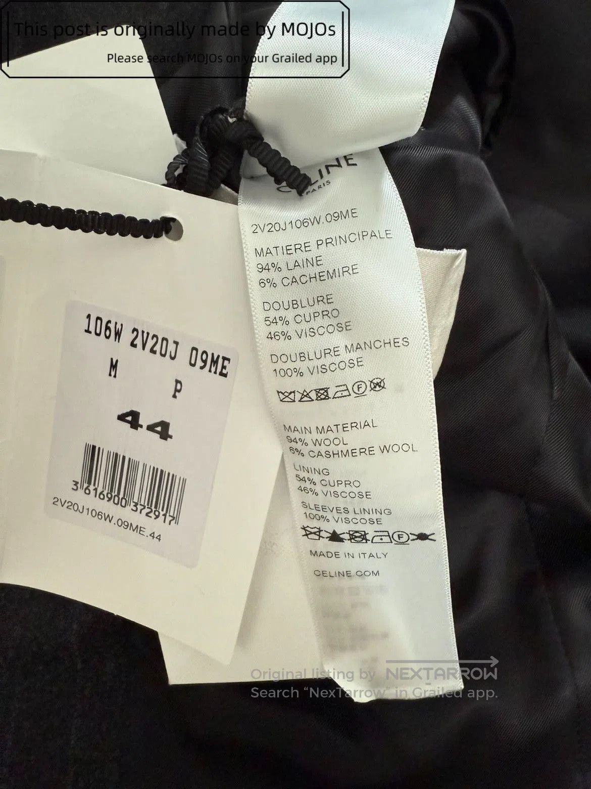 Celine Sz 44 Celine Stripe Wiltern Jacket. Size US S / EU 44-46 / 1 - 6 Thumbnail