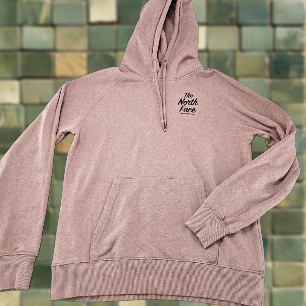 The North Face The North Face Hoodie Womens Small Pink Pullover Thermal Sweatshirt Size S / US 4 / IT 40 - 1 Thumbnail