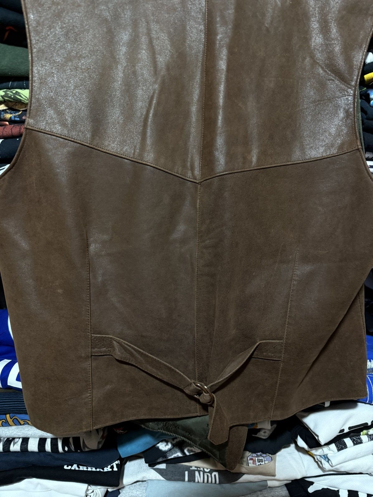 Vintage Vintage Bavarian German Hunter Brown Vest By Julius Lang Size 40R - 6 Thumbnail