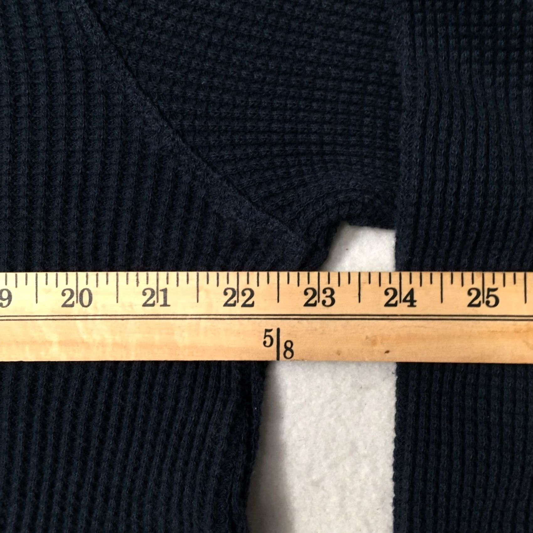Vintage COVA Shirt LARGE Blue Thermal Waffle Long Sleeve Tee Mens Size US L / EU 52-54 / 3 - 5 Thumbnail