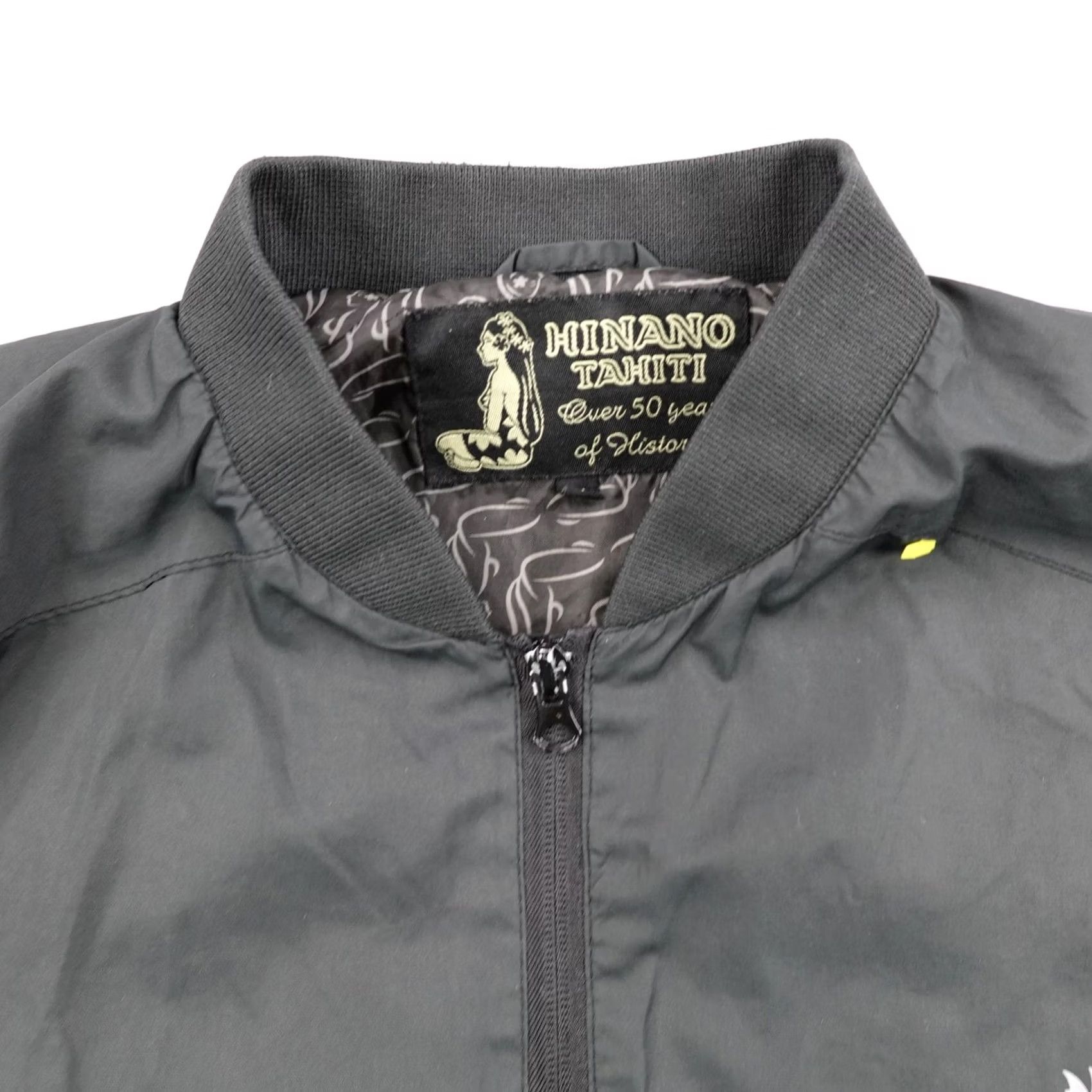 Vintage Hinano Tahiti Jacket Mens Medium Black Windbreaker Hawaiian Pullover 1/4 Zip Size US M / EU 48-50 / 2 - 2 Thumbnail